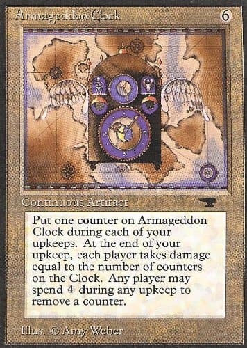 Magic The Gathering - Armageddon Clock - Antiquities