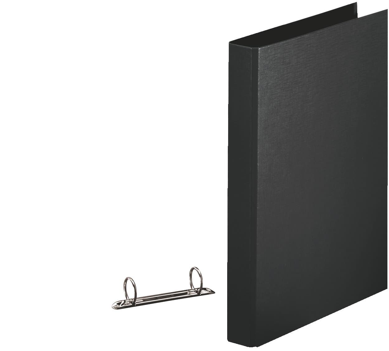 Centra 623753 2 Round Rings A4 Ring Binder - Black