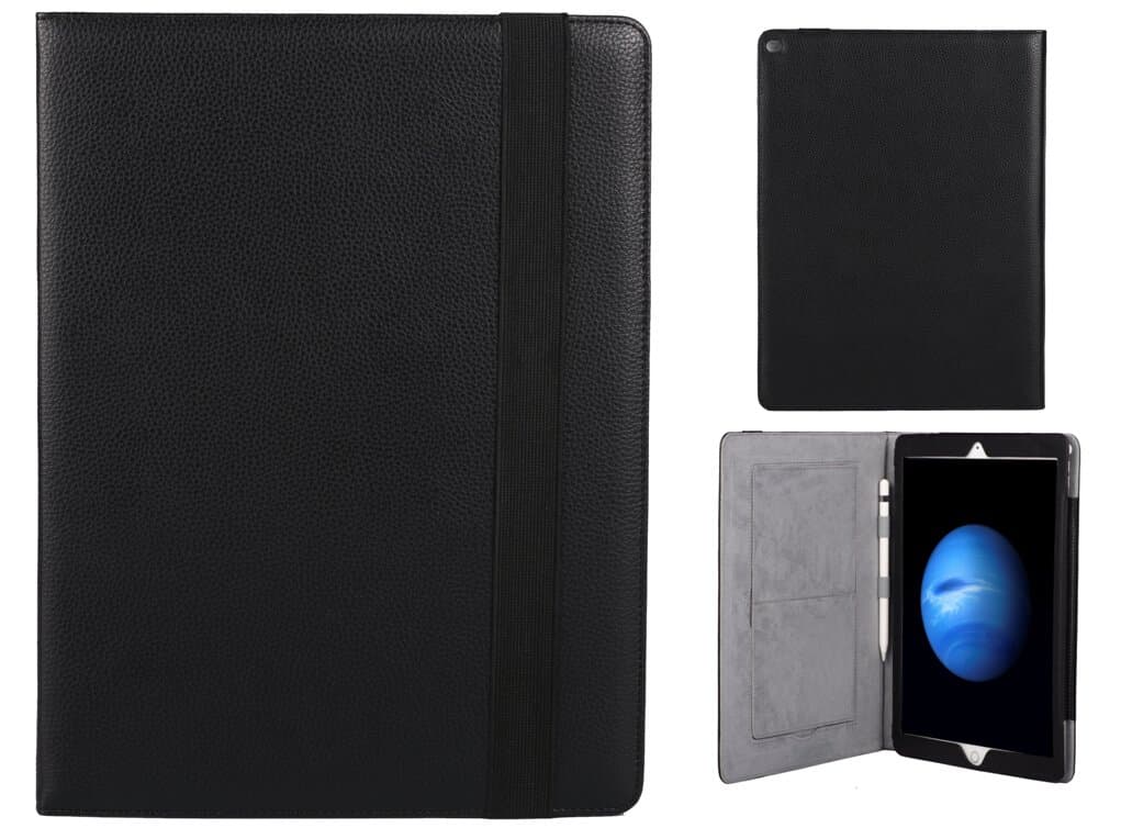 iPad pro 12.9 case,Notebook iPad pro case full protection with 2 stand model and Apple pencil holder in premium quality PU leather, for Apple iPad pro 12-inch