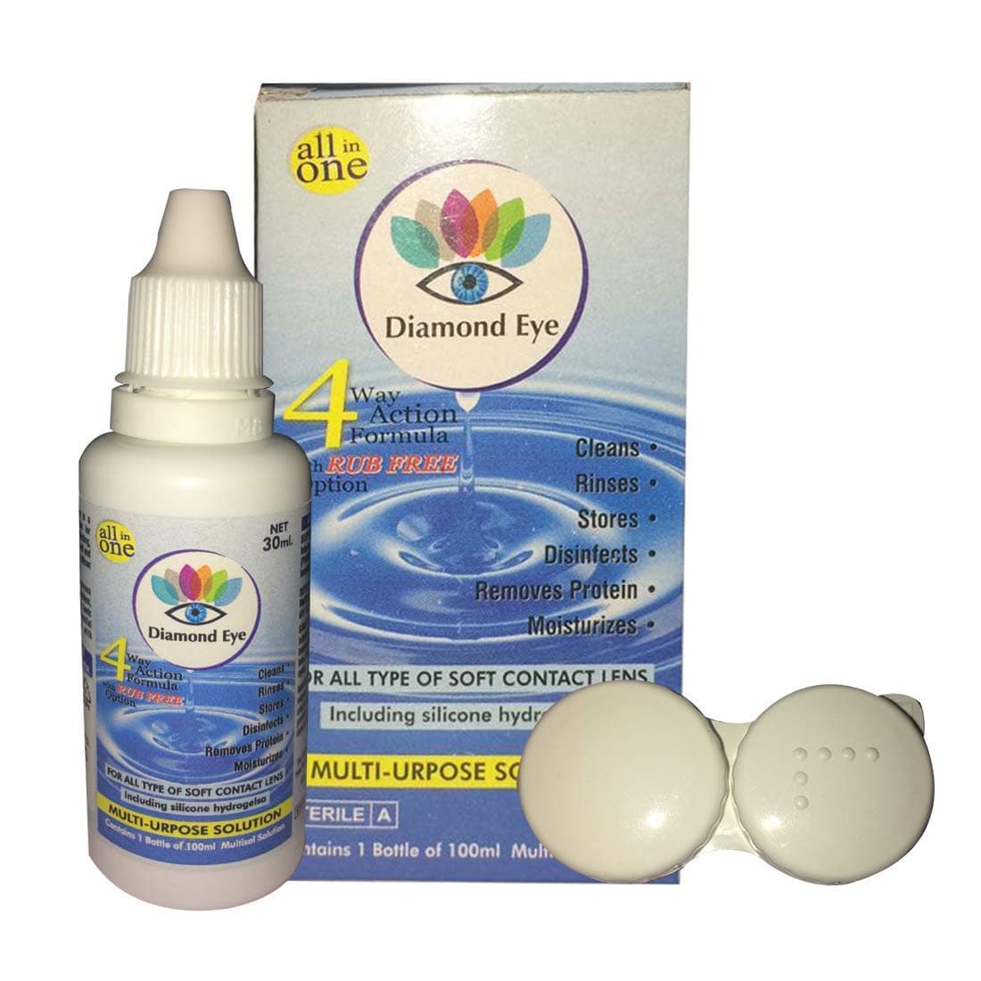 SOFT EYE Contact Lens Solution 30ml With Lens Case
