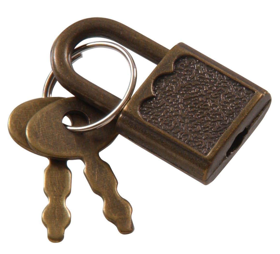 Padlock Antique Brass 853016