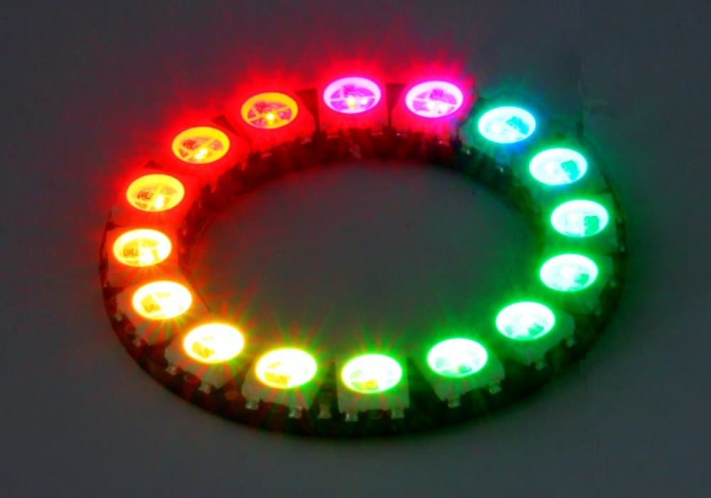 Digital Dot Ring with 16 x WS2812B LEDs