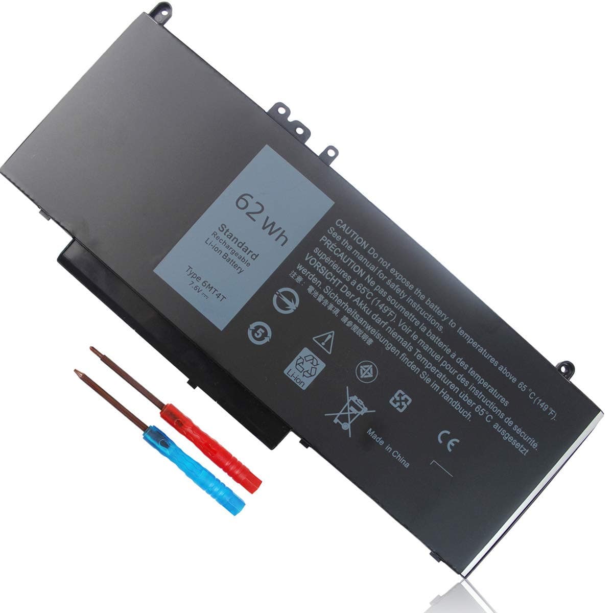 Emanjor 7.6V 62Wh 6MT4T Battery Compatible with Dell Latitude E5470 E5570 Precision 3510 Series 7V69Y TXF9M 79VRK 07V69Y 079VRK 0TXF9M 0HK6DV