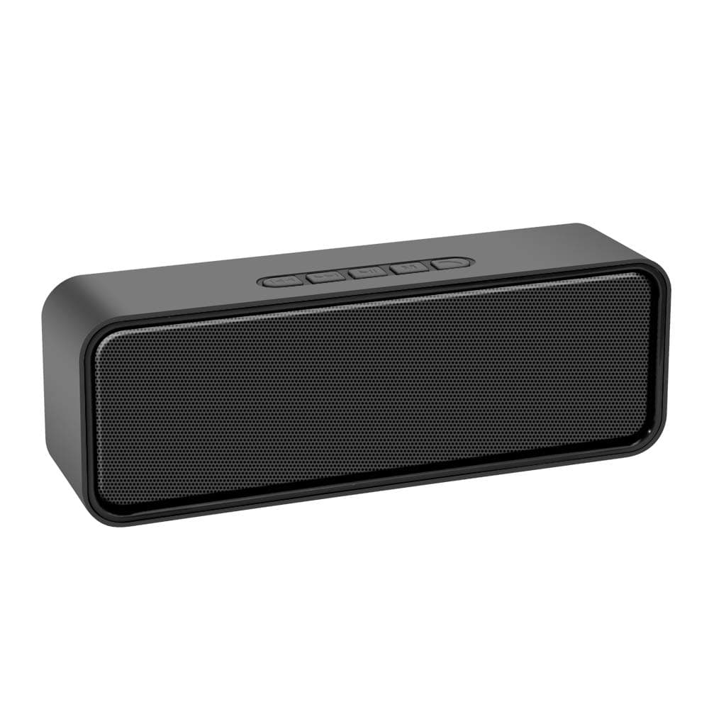 – Portable Wireless Speaker, Bluetooth 5.0 Speaker with 3D Stereo HiFi Bass, 1500mAh Battery, 12 Hour Playtime (Black)