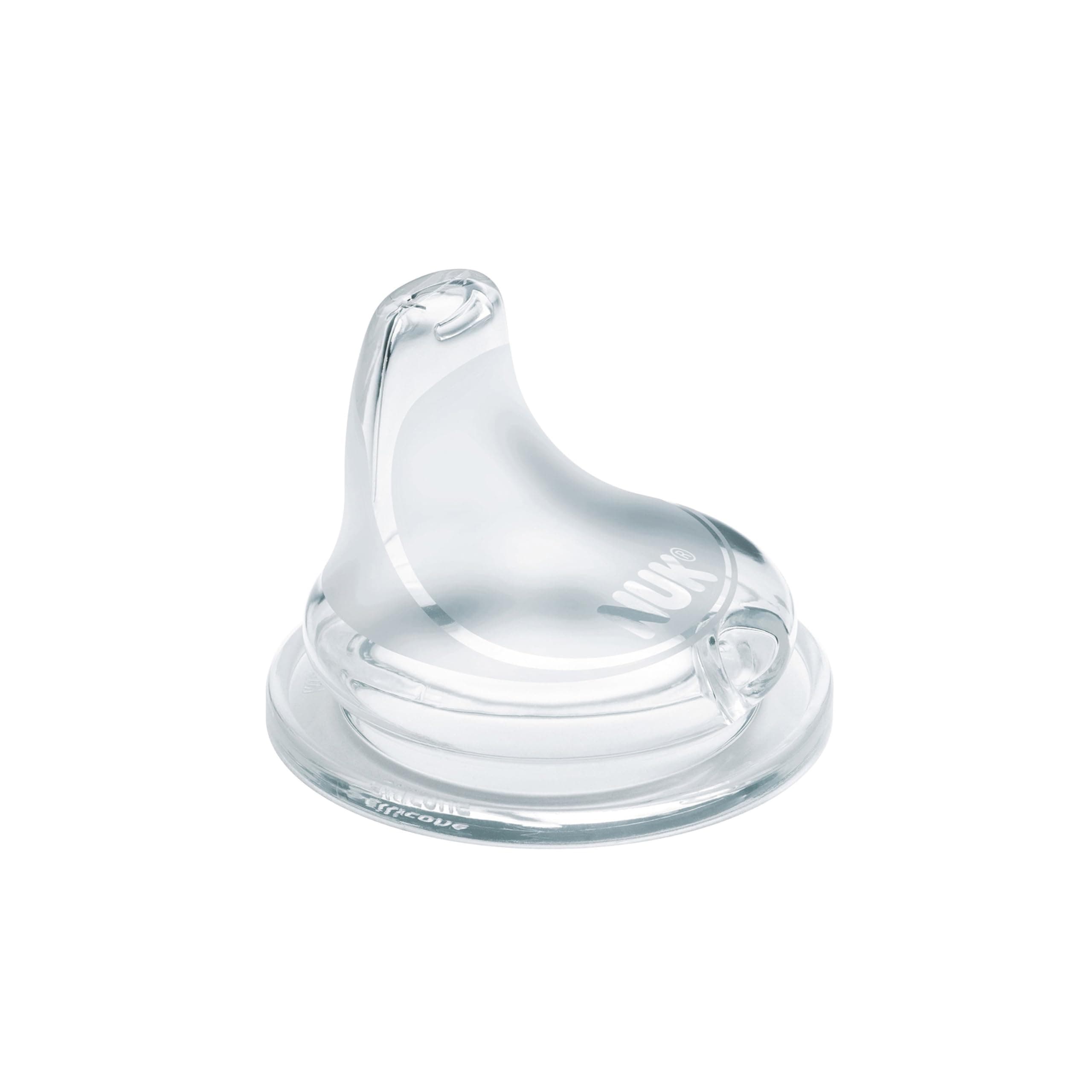 NUK Replacement Silicone Spout for Active and Learner Cups and Bottles, Clear