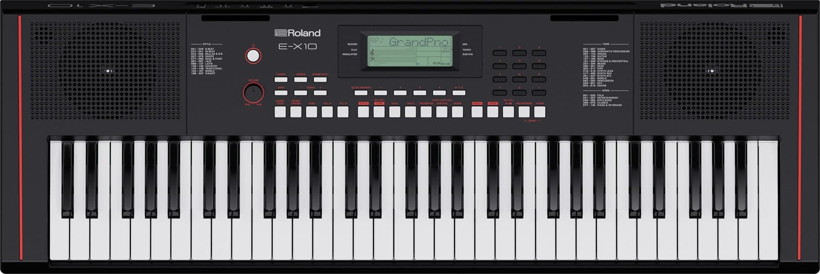 E-X10 61-Key Arranger Keyboard