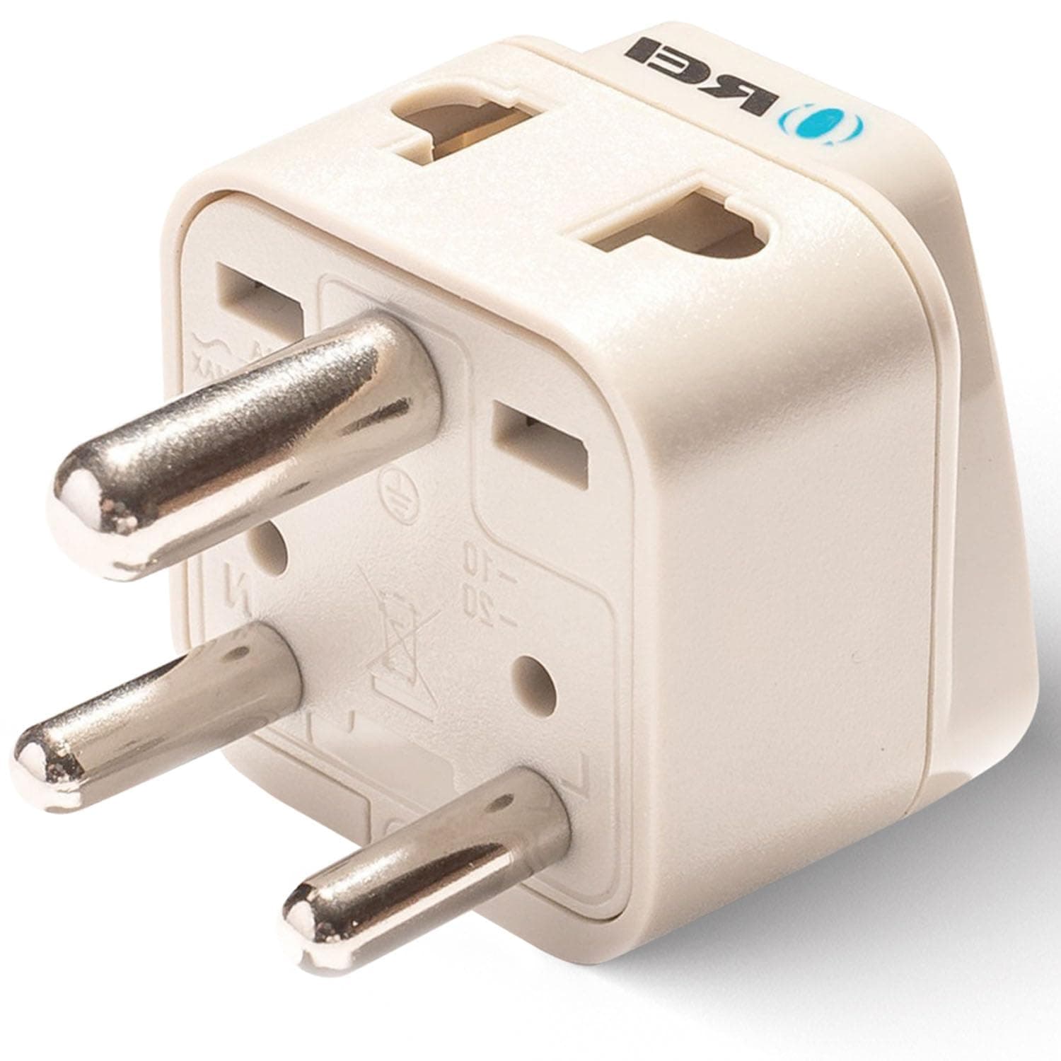 Grounded Universal 2 in 1 Plug Adapter Type D for India and More