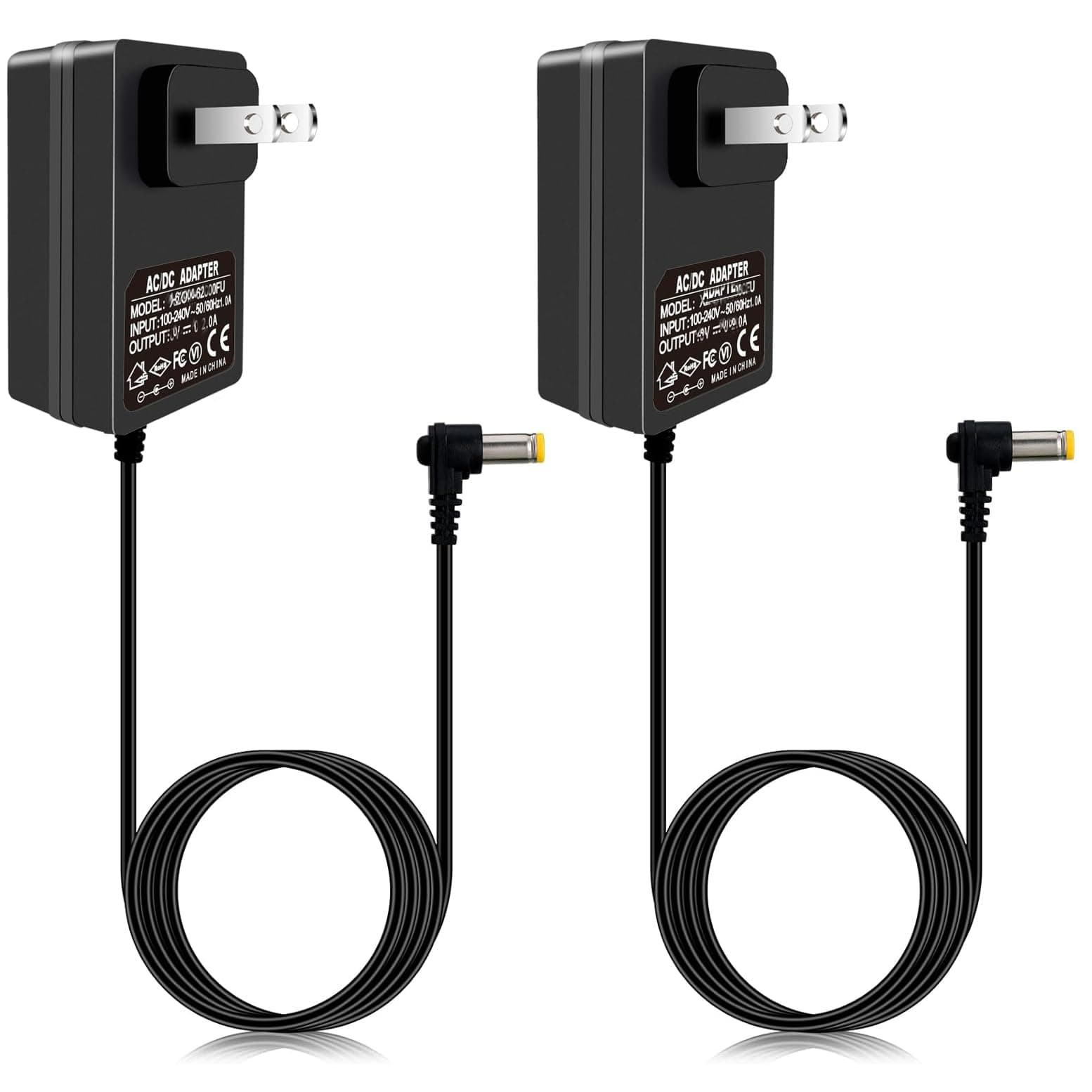 2 Pcs 4.5V Power Adapter Compatible with Lemax Lighted Accessory # 74706 Christmas Village Houses Playground Display 34988A Spooky Town Collection 64518 lemax Power Adapter 4.5v