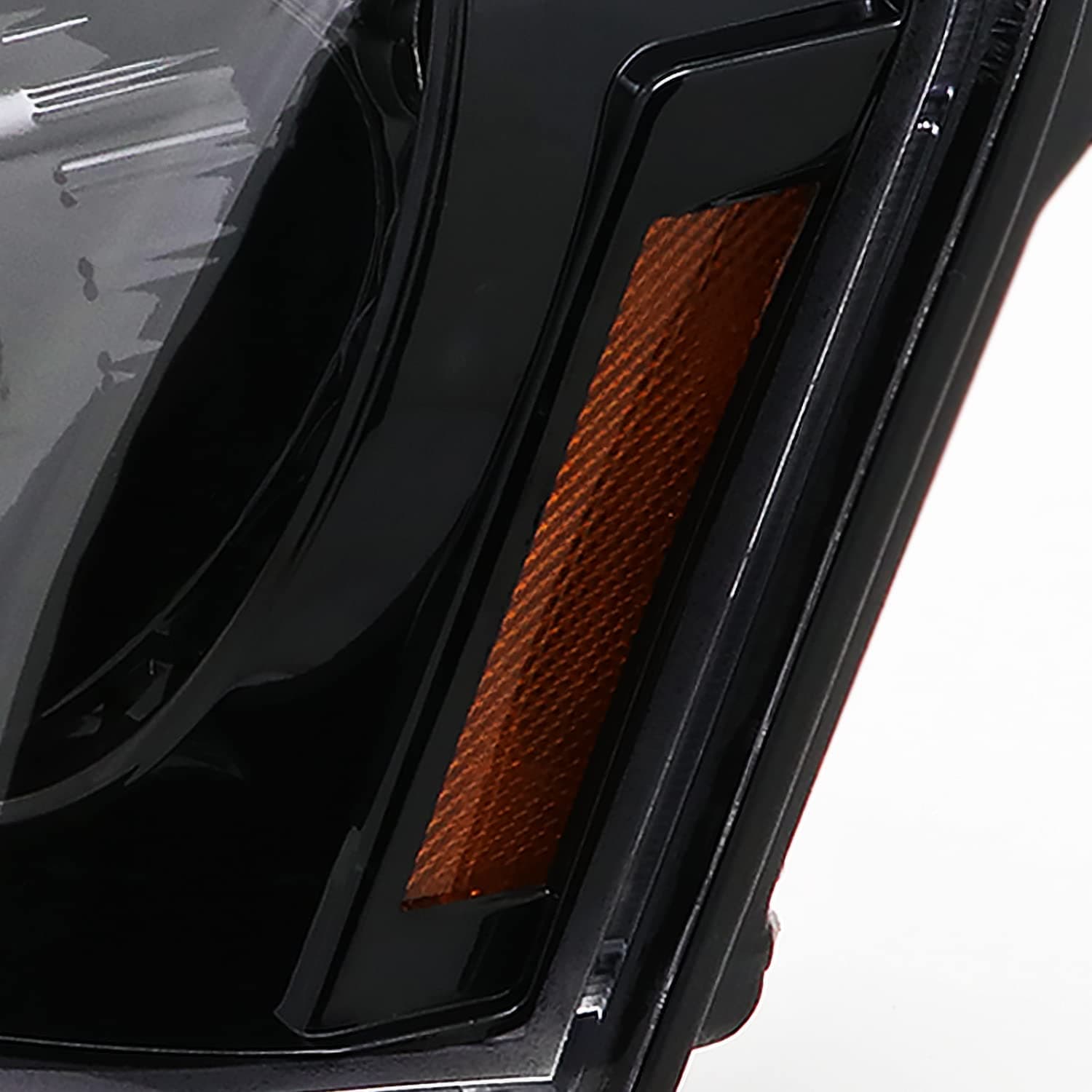 SPEC-D TUNING Jet Black Projector Headlights w/LED Light Bar Compatible with 2004-2005 Subaru Impreza RS/WRX/Outback/STI, Left + Right Pair Headlamps Assembly