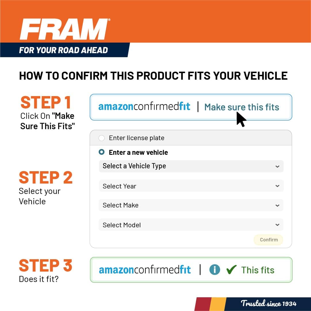 FRAM Extra Guard Flexible Panel Engine Air Filter Replacement, Easy Install w/Advanced Engine Protection and Optimal Performance, CA12289 for Select Lexus, Subaru and Toyota Vehicles