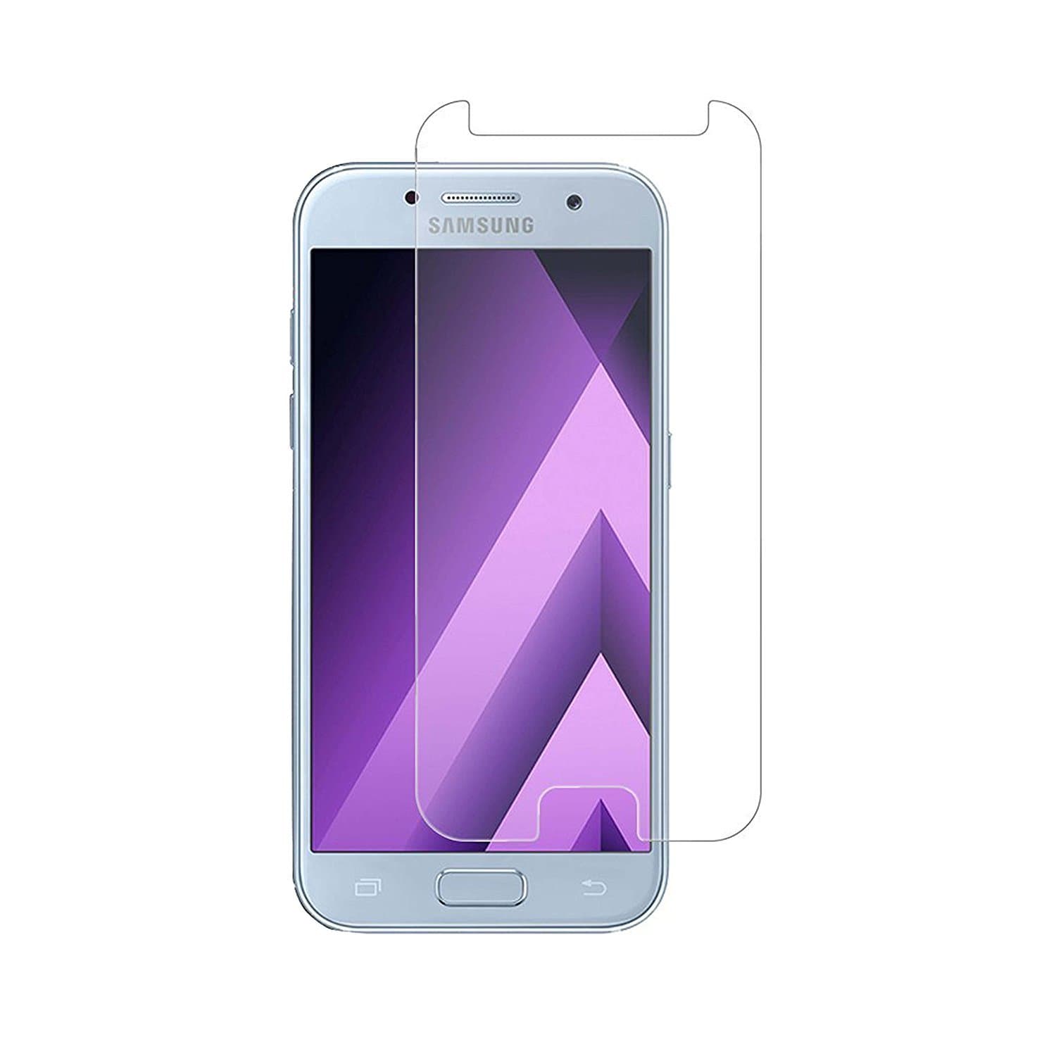 SS Tech Screen Protector for Samsung Galaxy A3 (2017) [3D Touch] [HD Ultra Clear] [Case Friendly] Tempered Glass Screen Protector