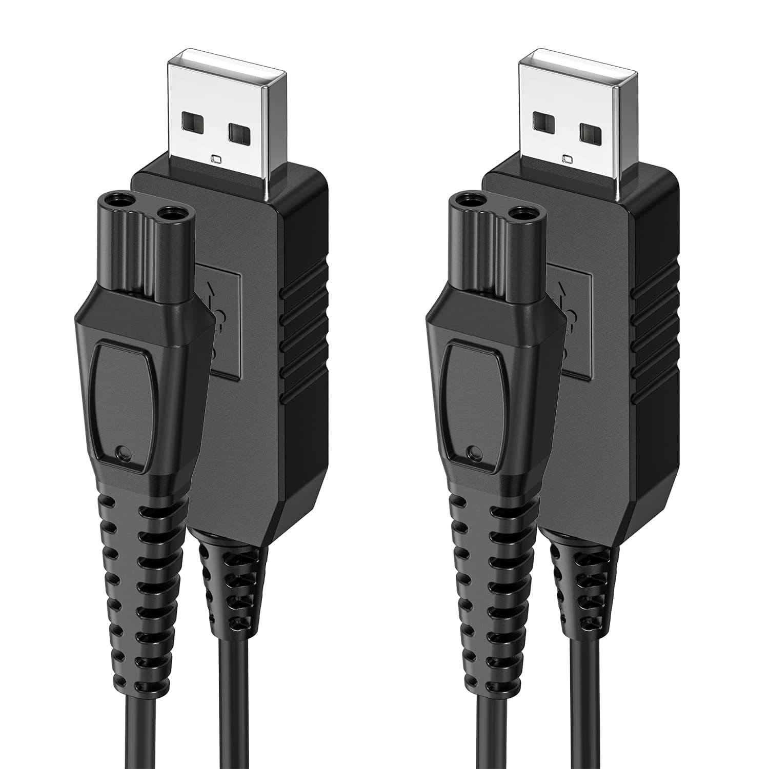 15V Charger Cable for Philips 2 Pack, Ancable USB Charging Cable for Philips 3000 5000 7000 Series Norelco HQ8505 mg7750 mg7790 Electric Shaver Razor,Aquatec,Arcitec,Multigroom Beard Trimmer