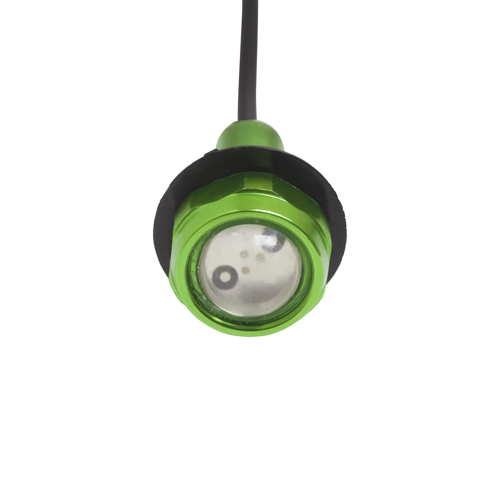 2-Piece Super Bright LED Button Light Kit - Green