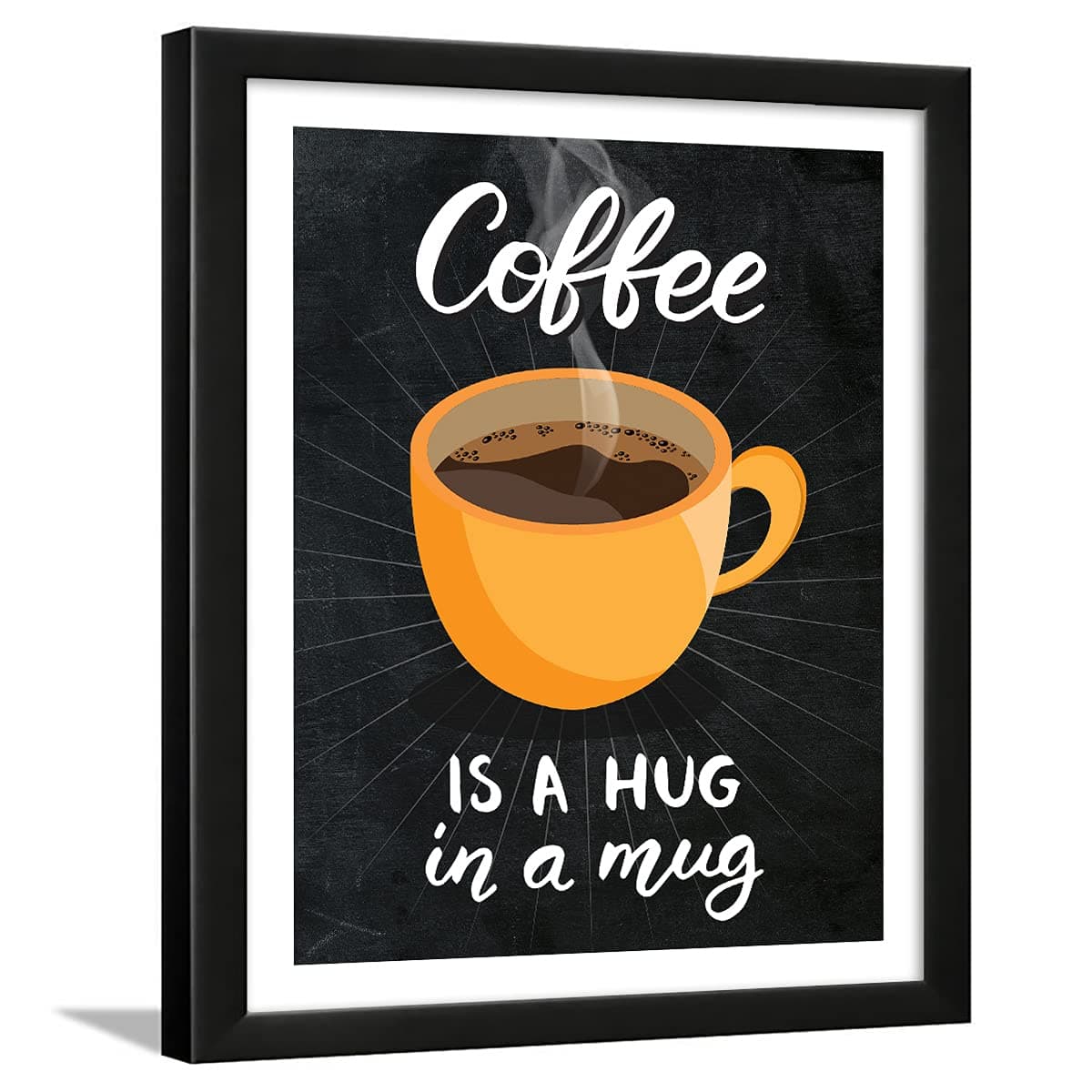 Chaka Chaundh - Coffee Quotes Wall Frames Kitchen Quotess Decor Food For Home & Cafe Dining Room Posters With Frame (13.6 X