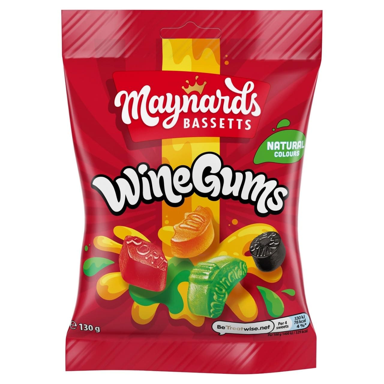 Maynards Bassetts Winegums Sweets Bag, 130g