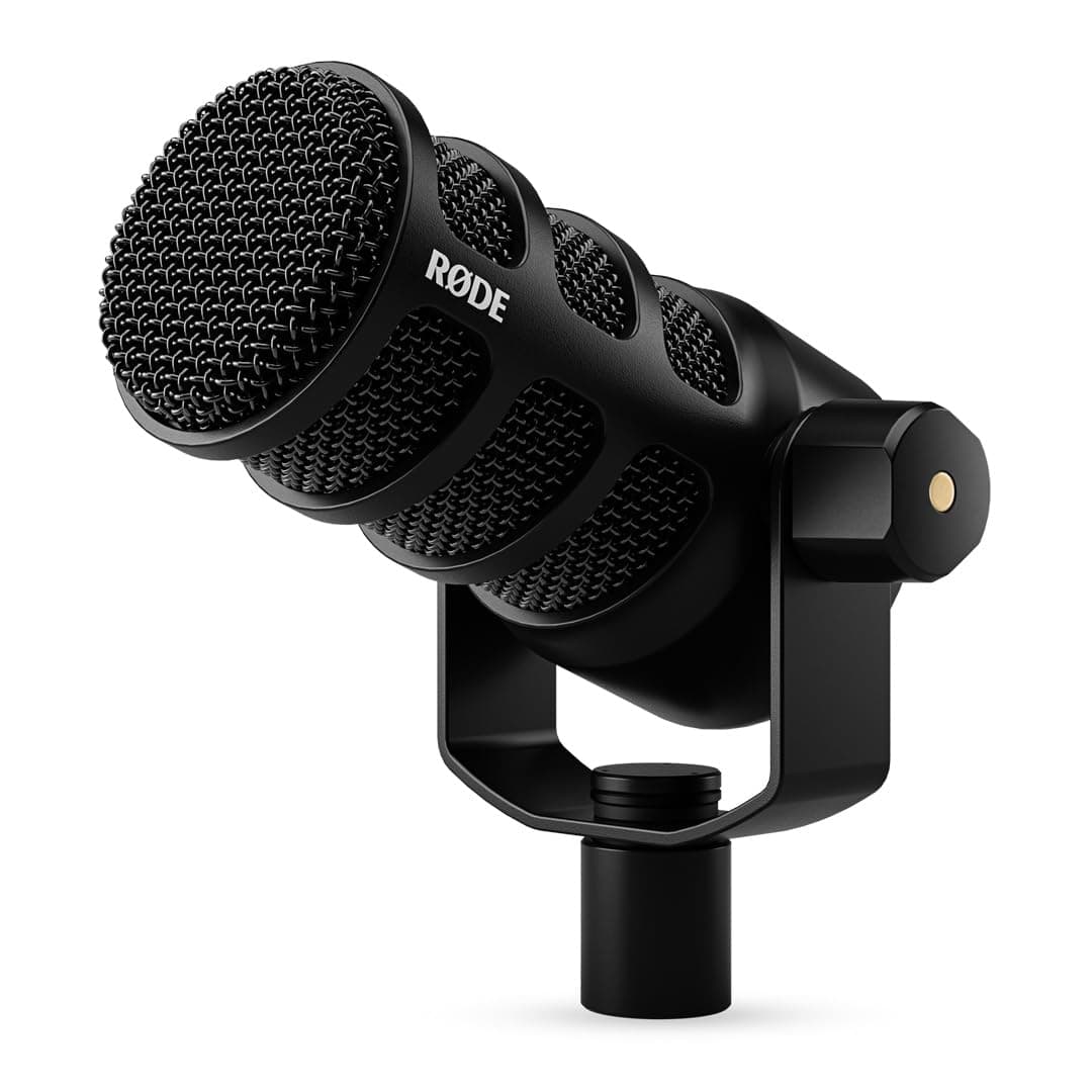 PodMic USB Versatile Dynamic Broadcast Microphone With XLR and USB Connectivity for Podcasting, Streaming, Gaming, Music-Making and Content Creation (Black)
