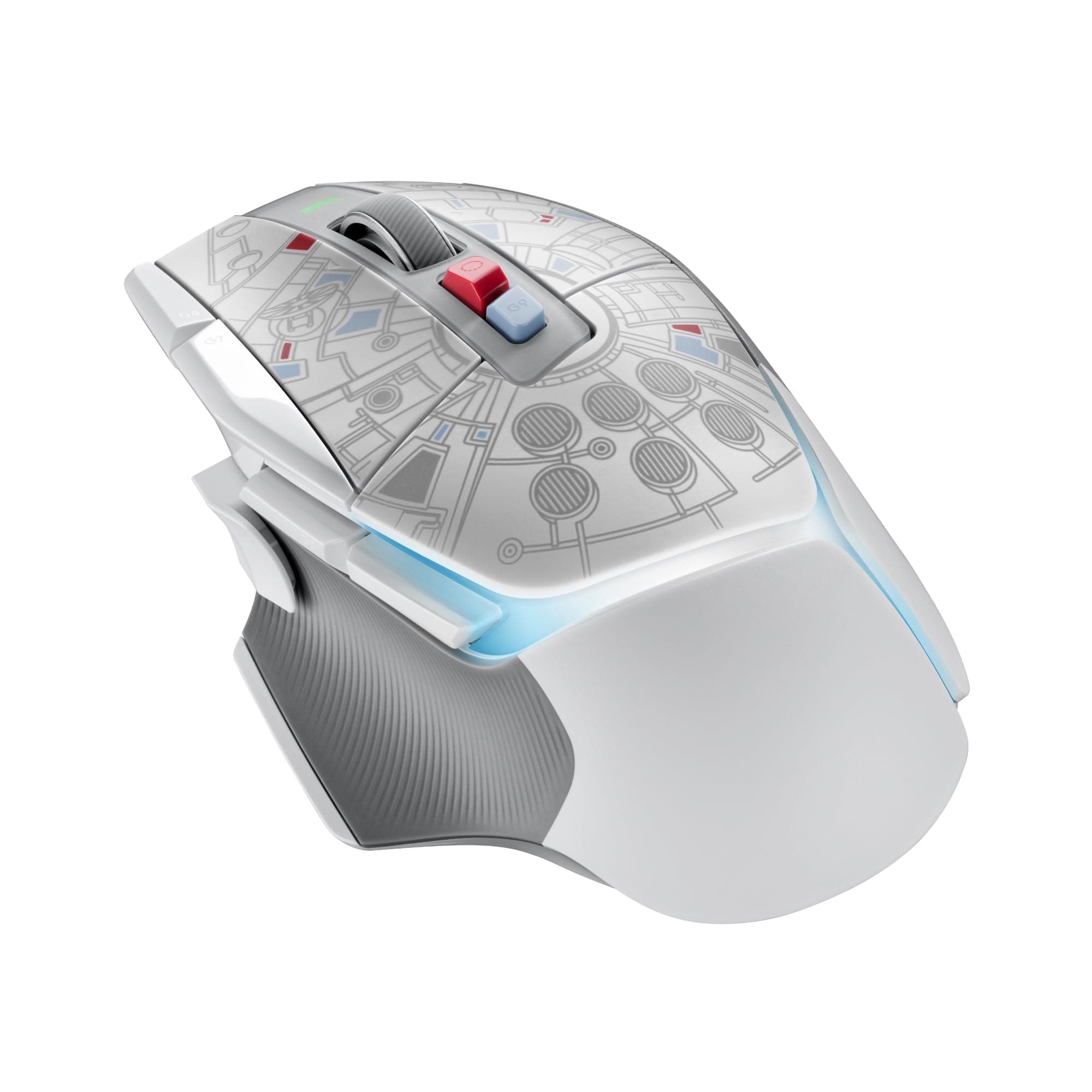 Logitech G502 X PLUS Millenium Falcon Edition Gaming Mouse, LIGHTSPEED Wireless RGB Gaming Mouse - LIGHTFORCE hybrid switches, LIGHTSYNC RGB, HERO 25K gaming sensor, compatible with PC - macOS/Windows