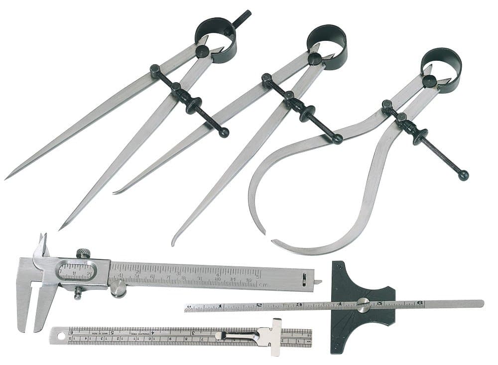 59110 Measuring Set, 6 Pieces, Blue