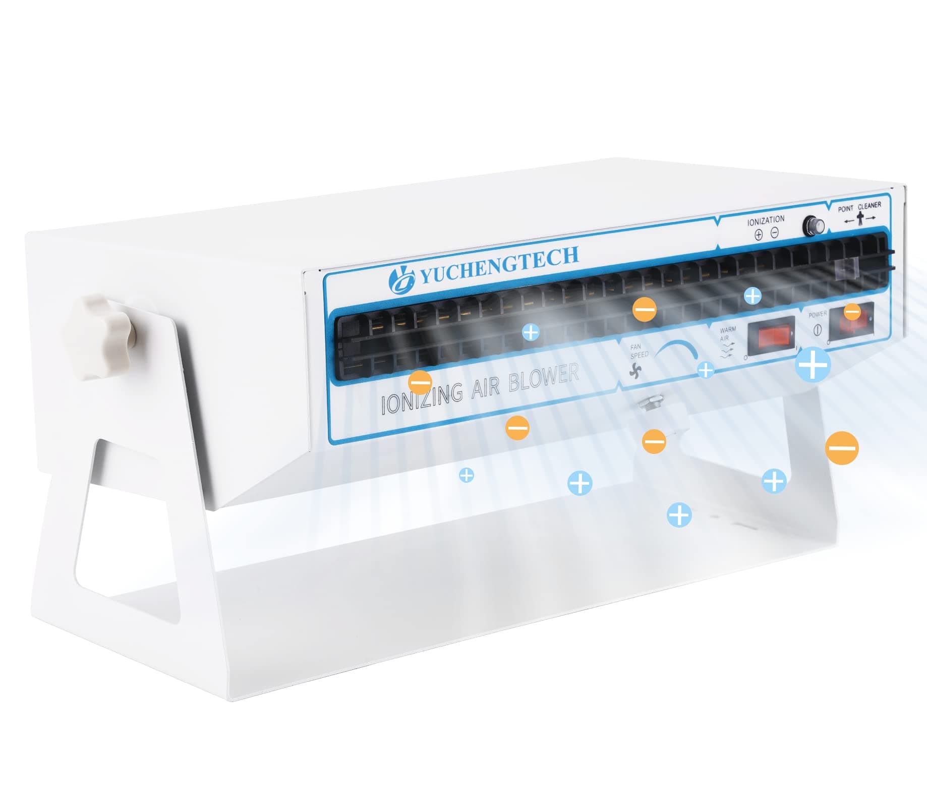 Desktop ionizing air blower