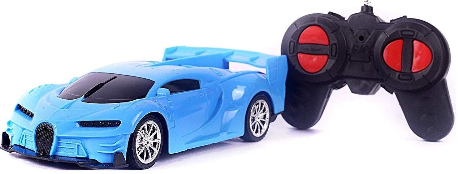 Funkey Remote Control car 4 Function Remote Car can go Forward Backward Left Right Racing Sports Car, Remote car for Kids Multicolor