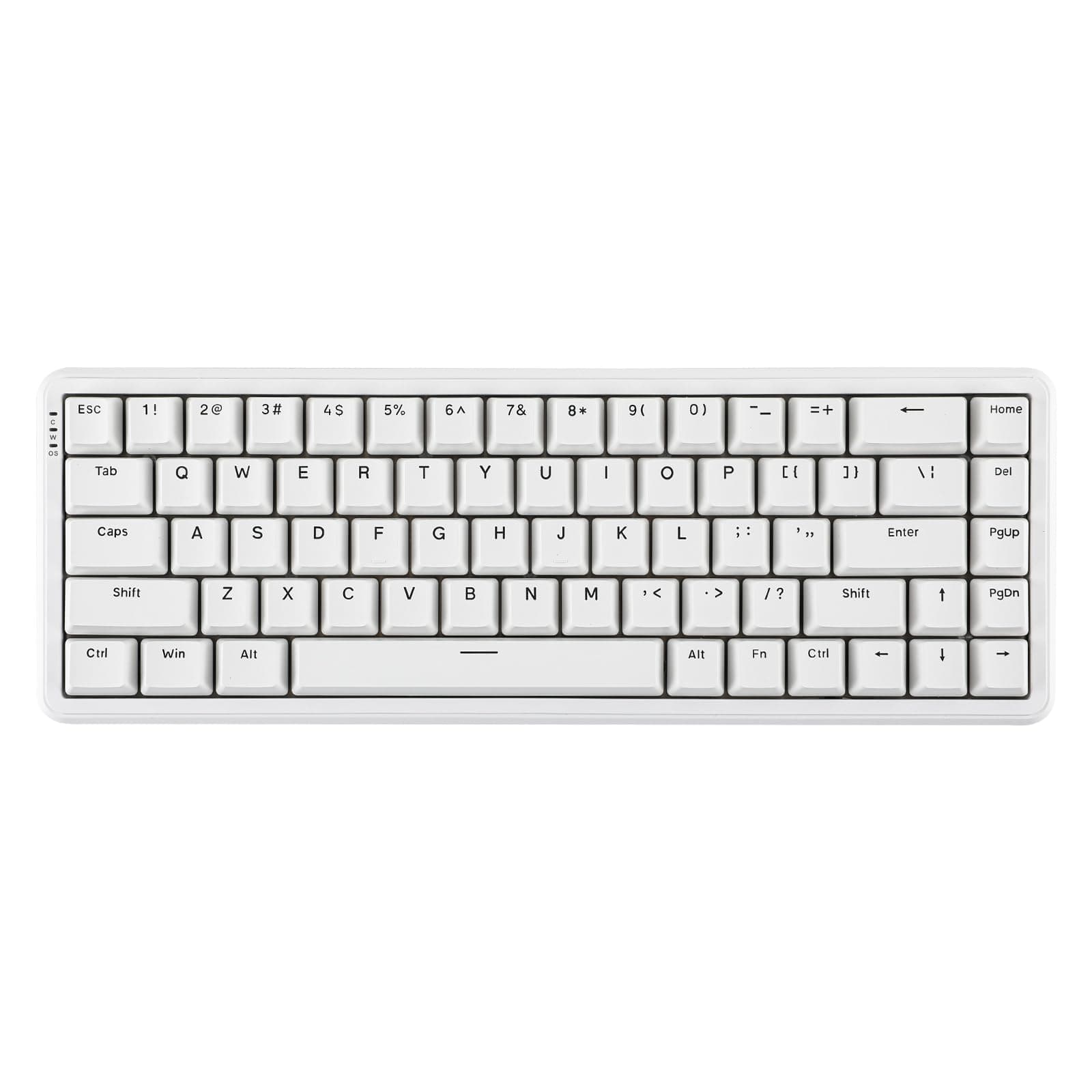 AK680 MAX Wired Gaming Keyboard with Hall Effect Switch, Rapid Trigger Magnetic Keyboard with 8K Polling Rate, Top Structure, RGB (White)