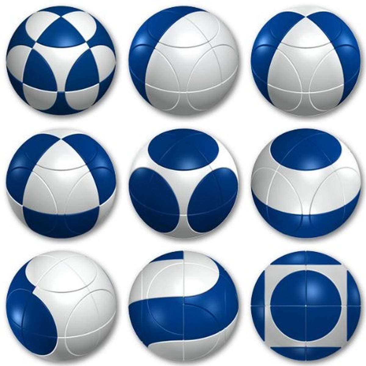 Level 1 Marusenko, Blue and White