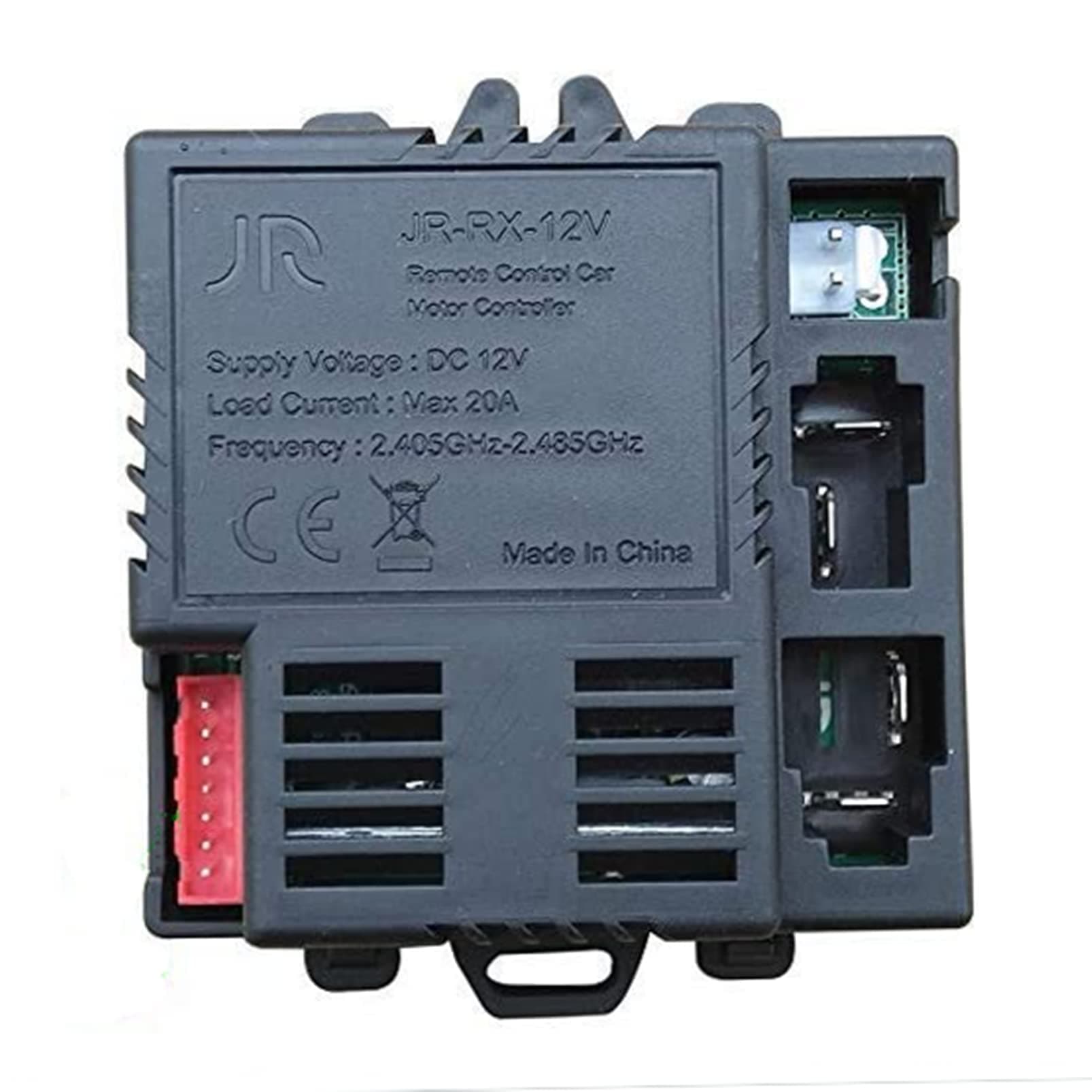 B Socket JR-RX-12V Receiver Match 2.4G Bluetooth Remote Control Accessories , Control Box Motherboard Kids Ride On Car Replacement Parts