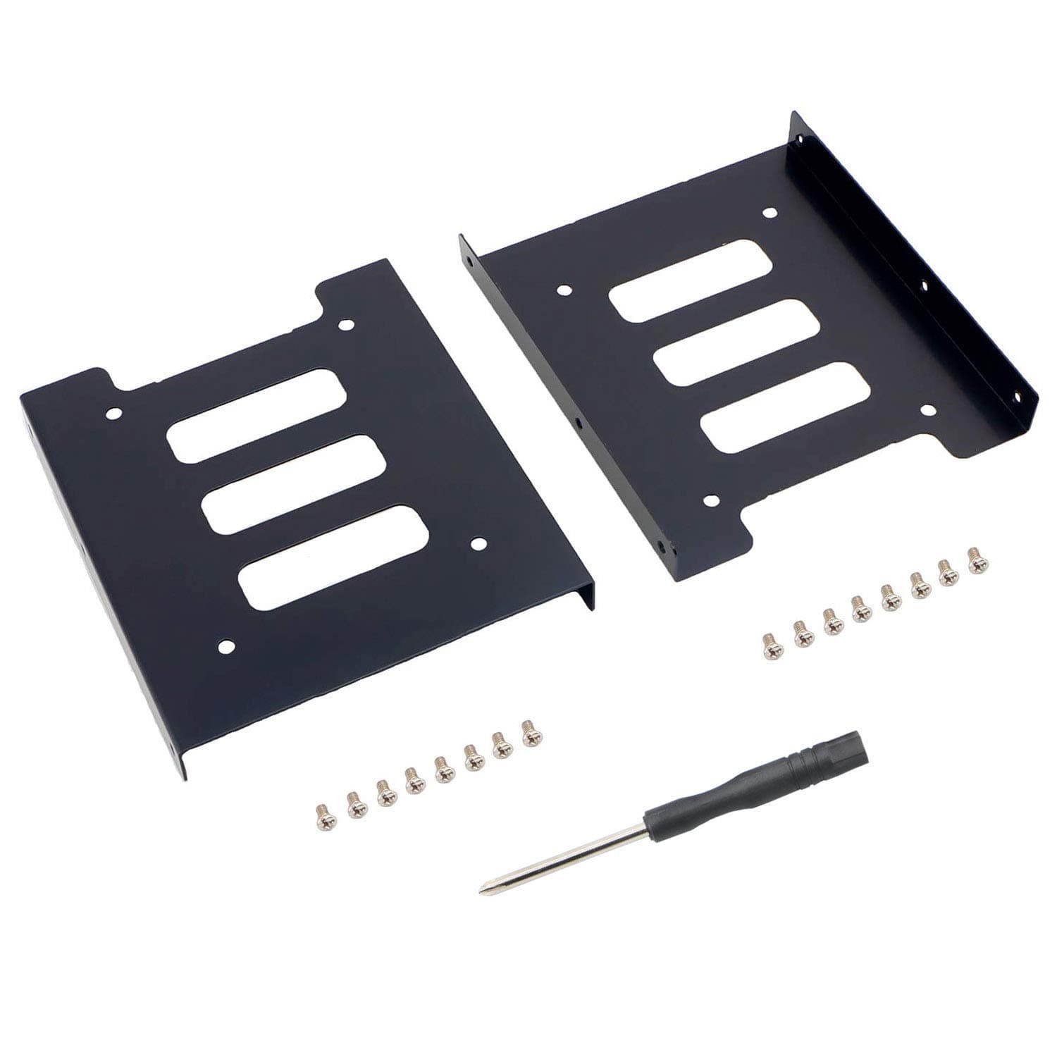 Mounting Bracket Adapter HDD SSD 2.5 to 3.5 Adapter Hard Drive Holder (2 Pack)