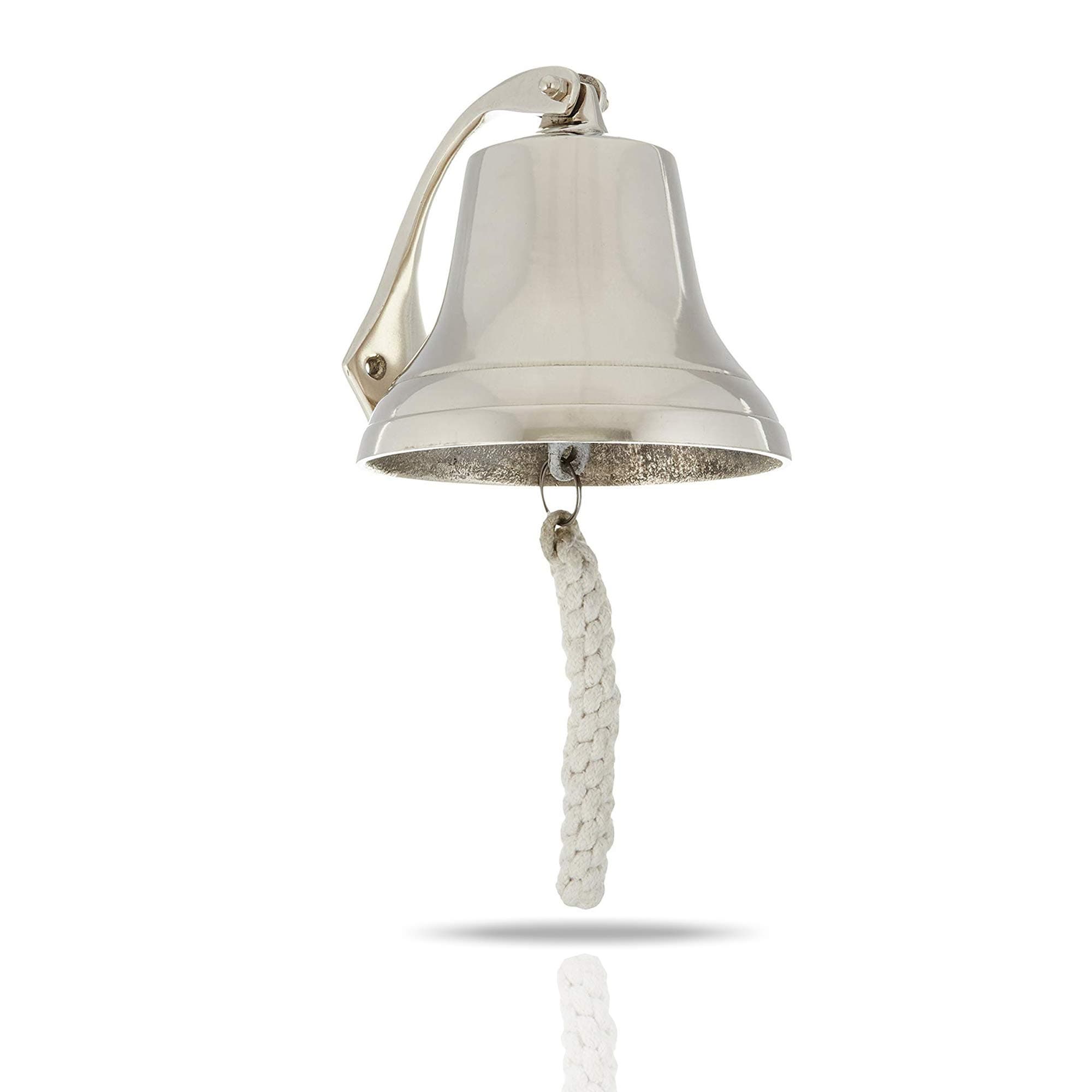 IOTC Hanging Wall Captain Ship Bell 5.5", Silver