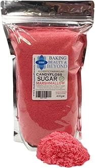 Baking Beauty and Beyond Premium Candy Floss Sugar 400g - Marshmallow Flavour