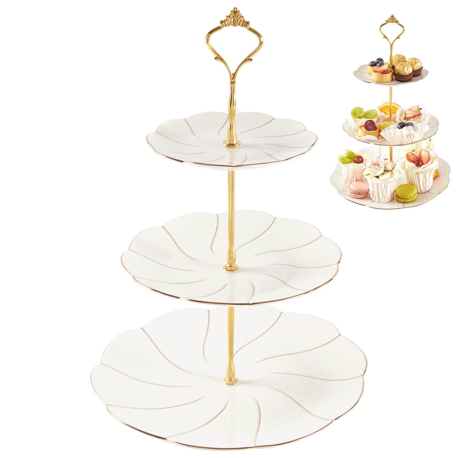 Porcelain Cupcake Stand Tower