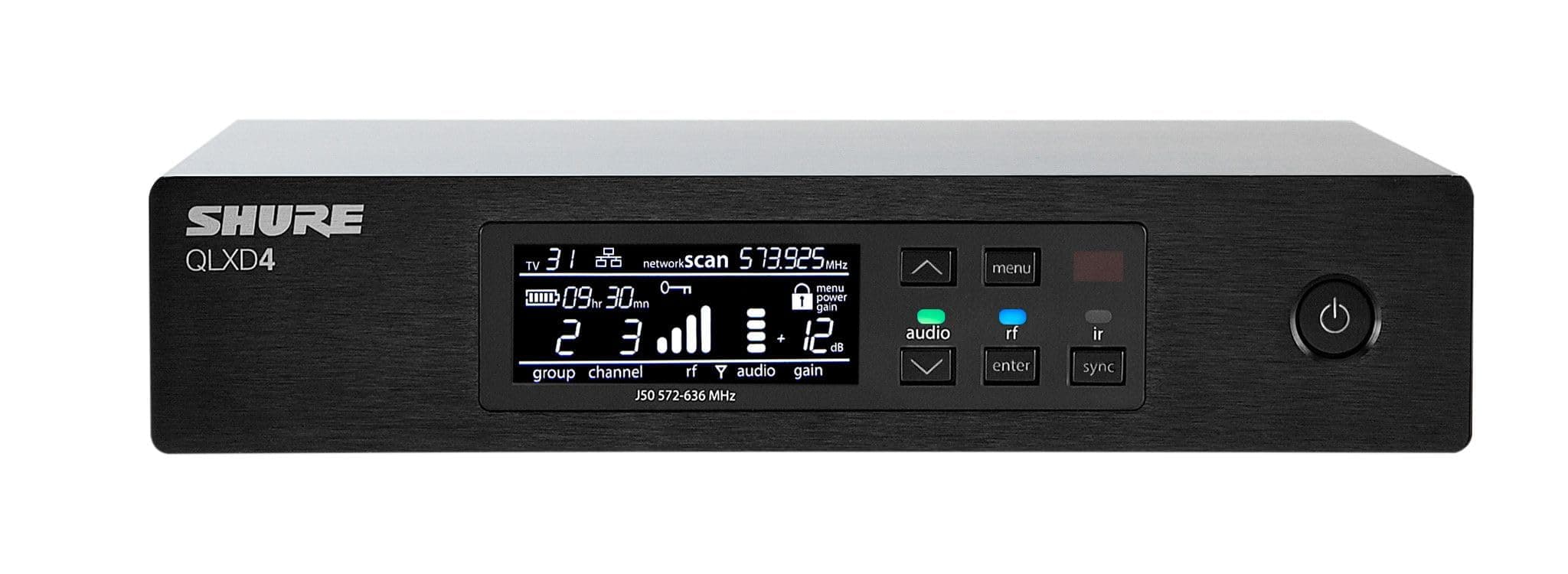 Shure QLXD4 Digital Wireless Receiver (Transmitter Sold Separately)