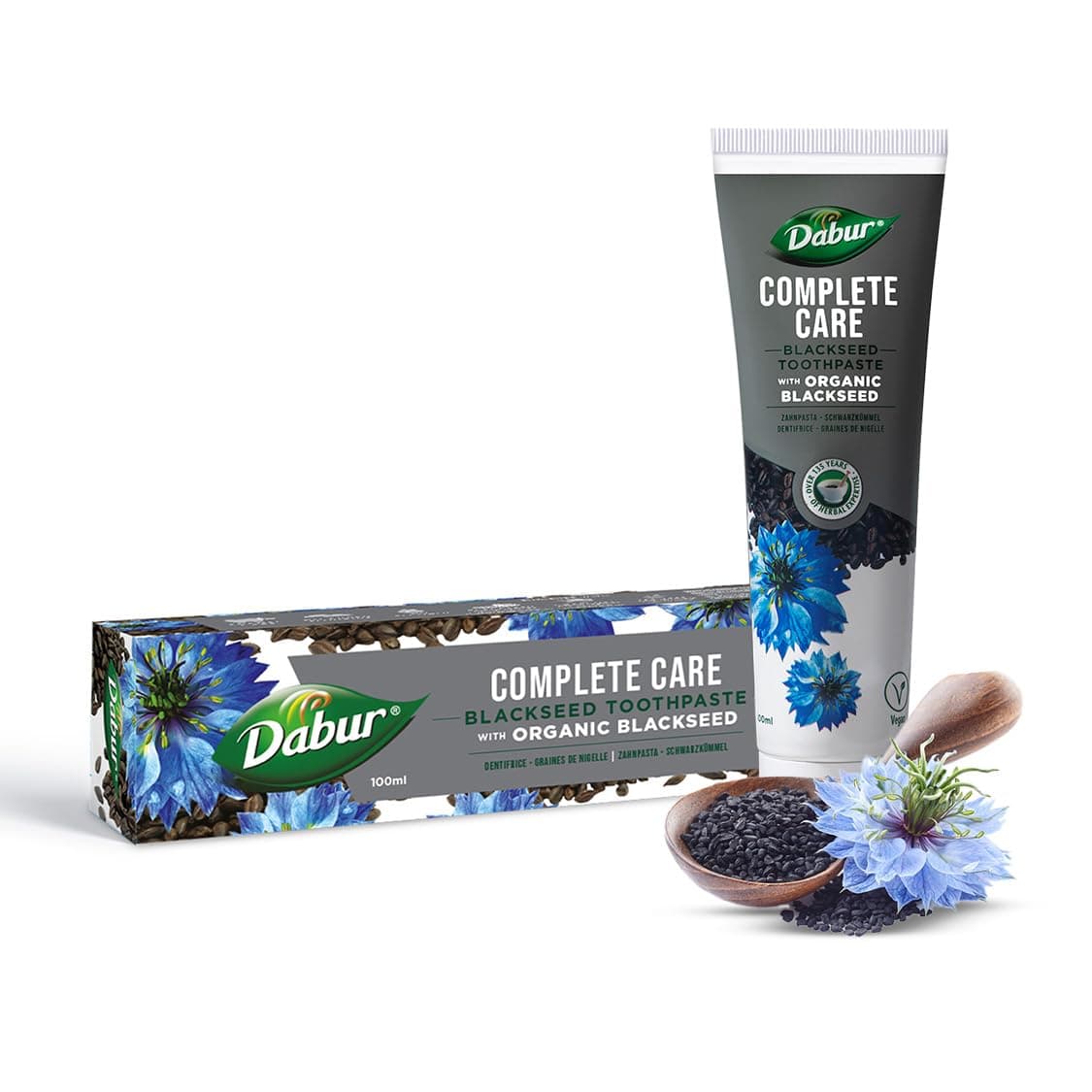 Dabur Black Seed Organic Toothpaste - 100ml | Complete Care Toothpaste for Strong Teeth & Gums | Specially Formulated for Natural Oral Care