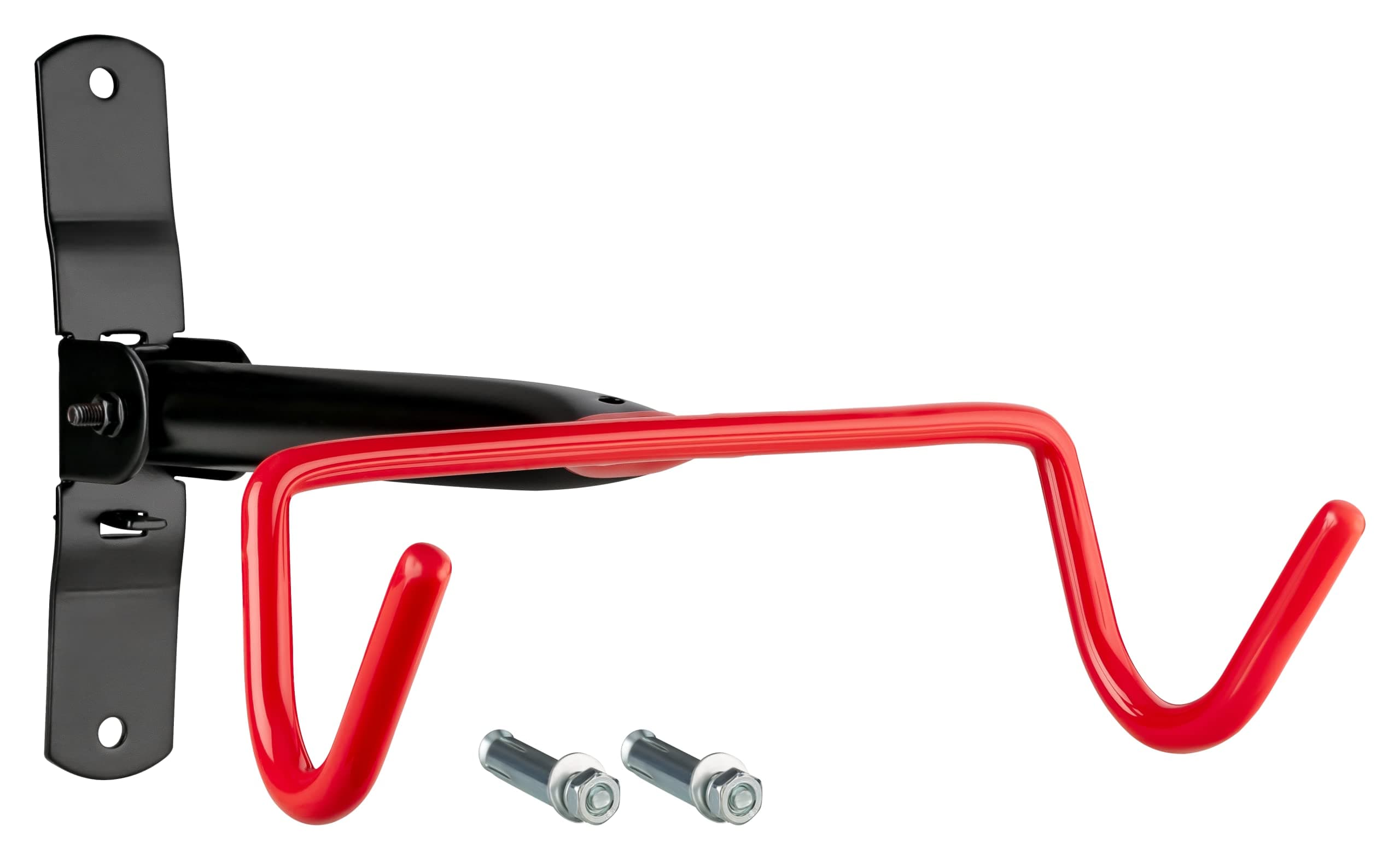 URBAN ZWEIRAD bicycle wall bracket, for hanging, space-saving, practical and foldable, garage wall mount metal bike shelf