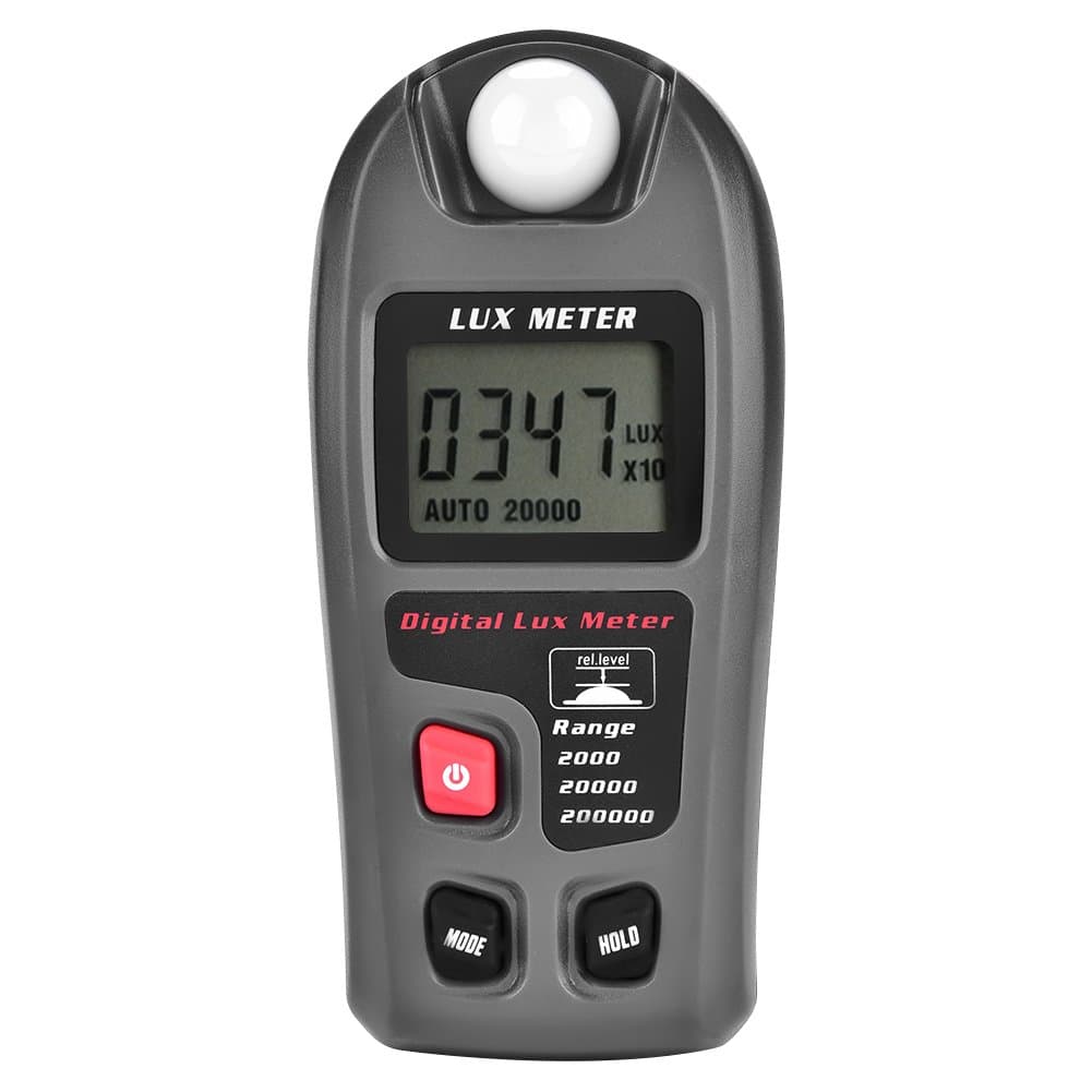 Light Meter, MT-30 Digital Luxmeter LCD Display Light Meter Environmental Testing Illuminometer Digital Luminometer for Factory, Warehouse, School, Office, Family and Laboratory