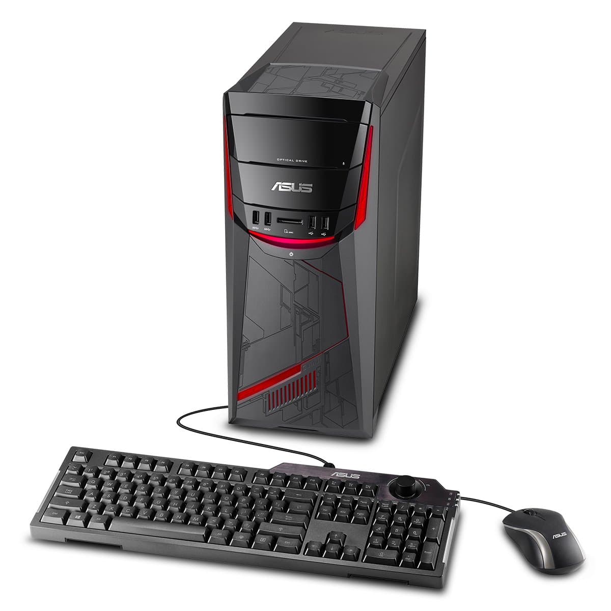 ASUS G11CD Gaming Desktop, Intel Core i5 Processor, GeForce GTX 1060, 1TB HDD, 8GB DDR4, Customizable RGB Lighting