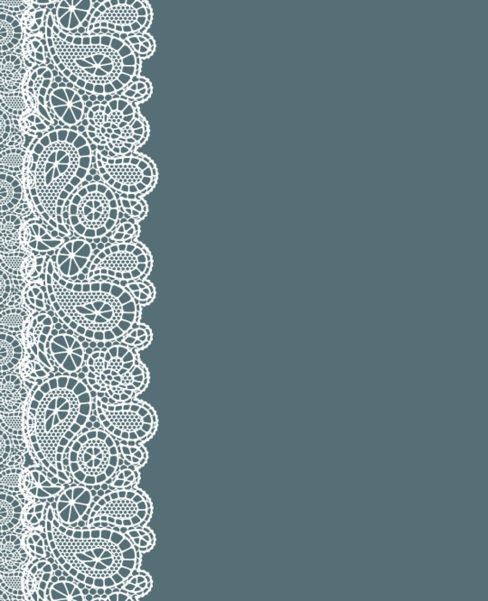 Easan Lace Trim Print Notebook - Journal