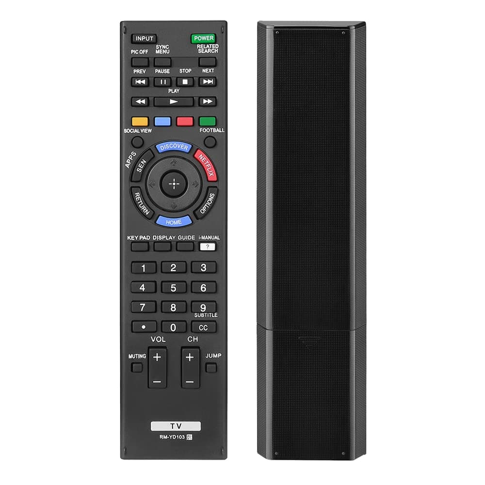 Universal TV Remote Control Replacement for Sony RM-YD102 RM-YD103 Bravia HDTV LCD LED 3D Smart TV