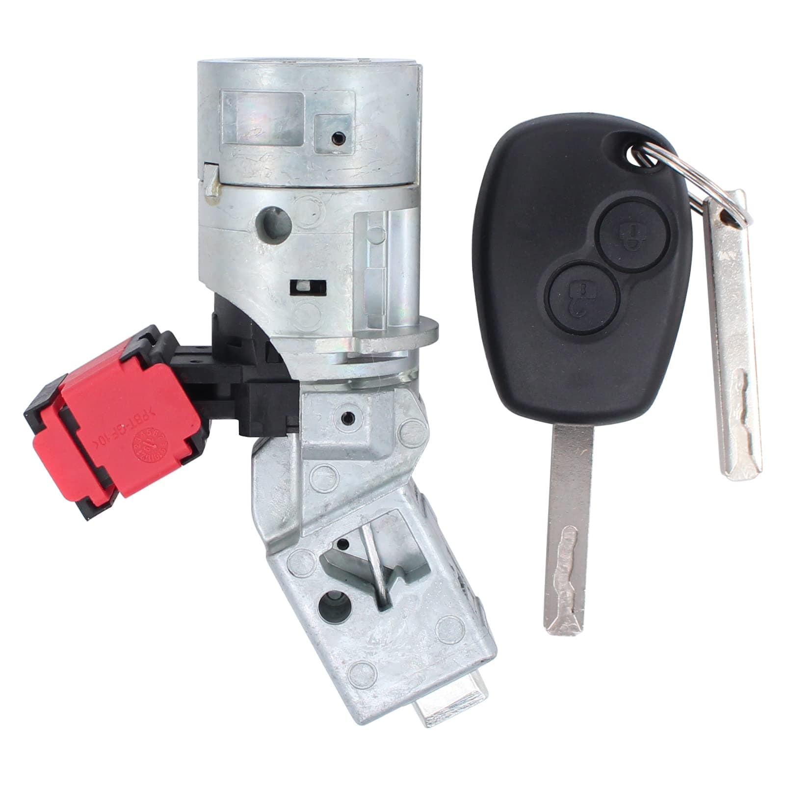 Ignition Lock Barrel Starter Switch with Keys for Logan Mk2 Clio Master Trafic Mk3 Kangoo Dokker Duster