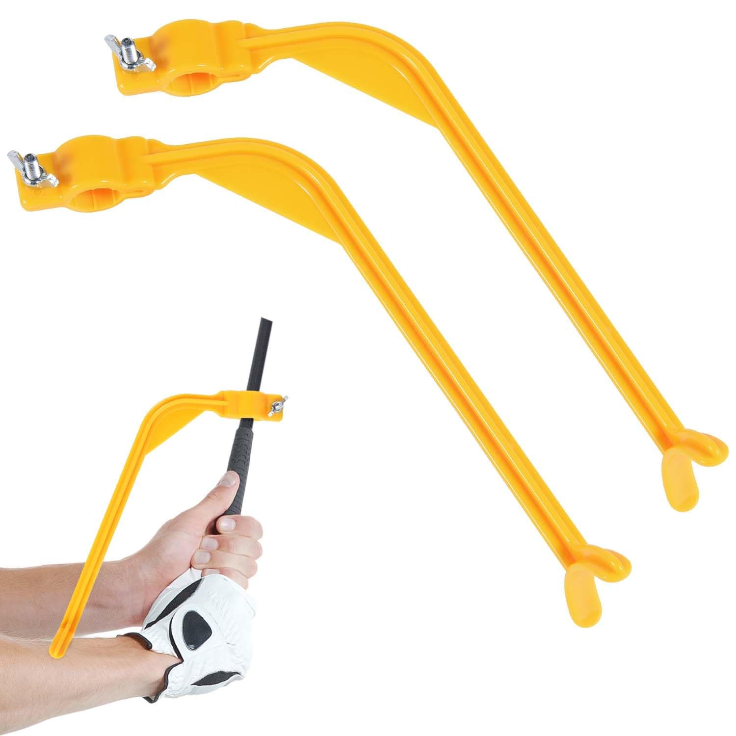 2 Pcs Golf Training Aids Swing Correcting Trainer Tool Golf Accessories