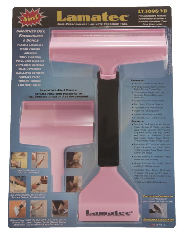 4-IN-1 High~Performance Laminate Pressure Tool (Pink)