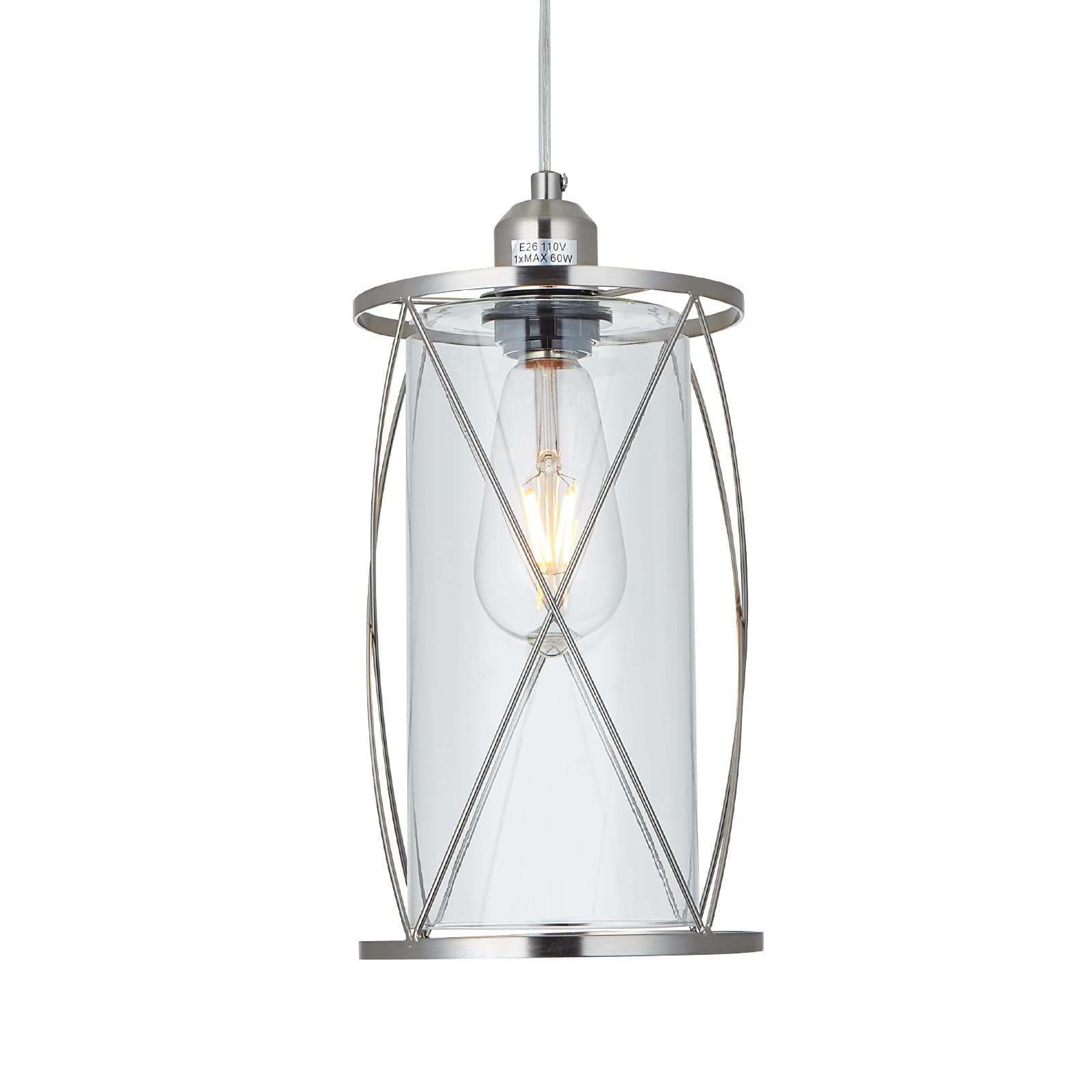 Brushed Nickel Pendant Light