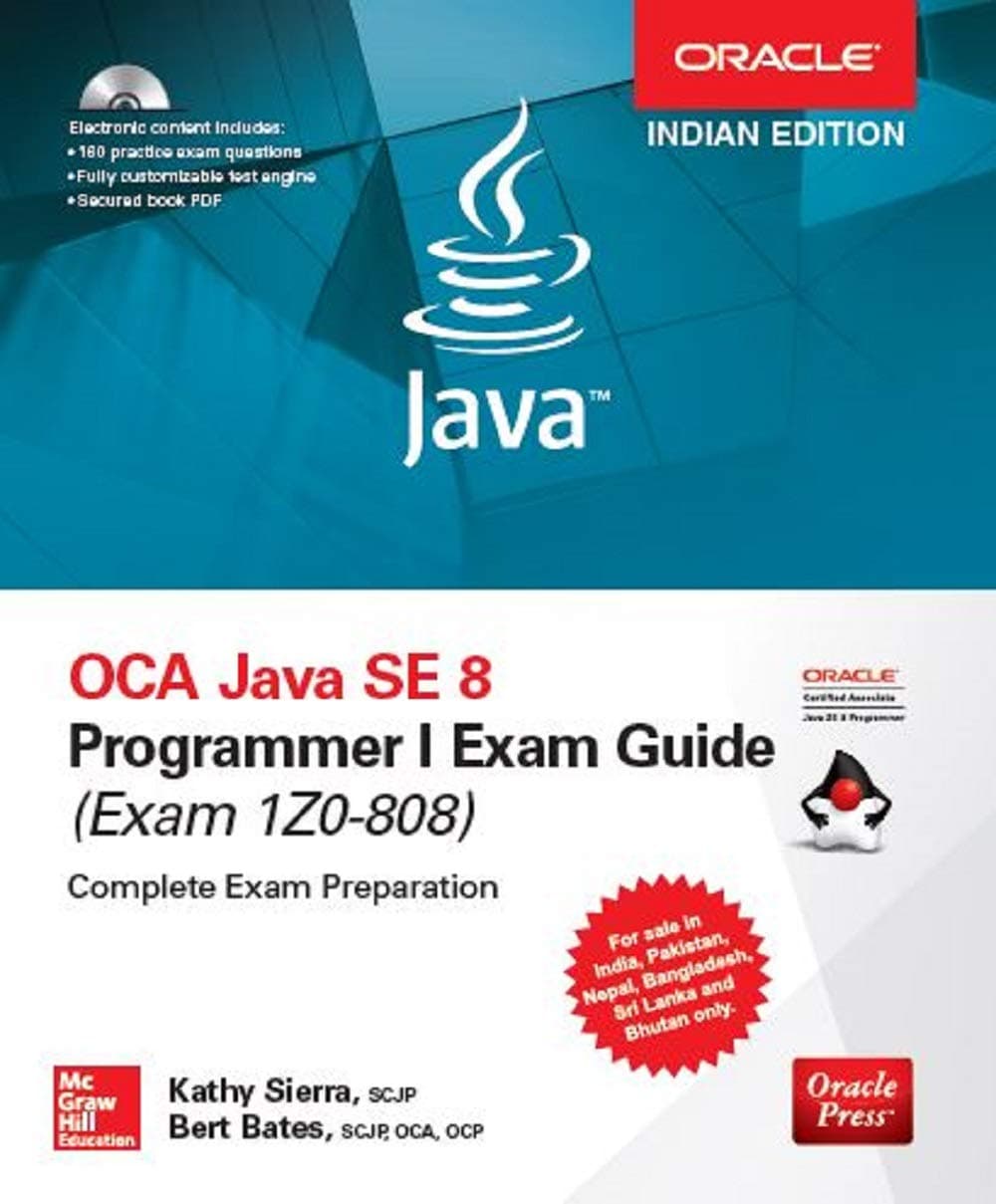 OCA JAVA SE 8 PROGRAMMER 1 EXAM GD.W/CD ROM