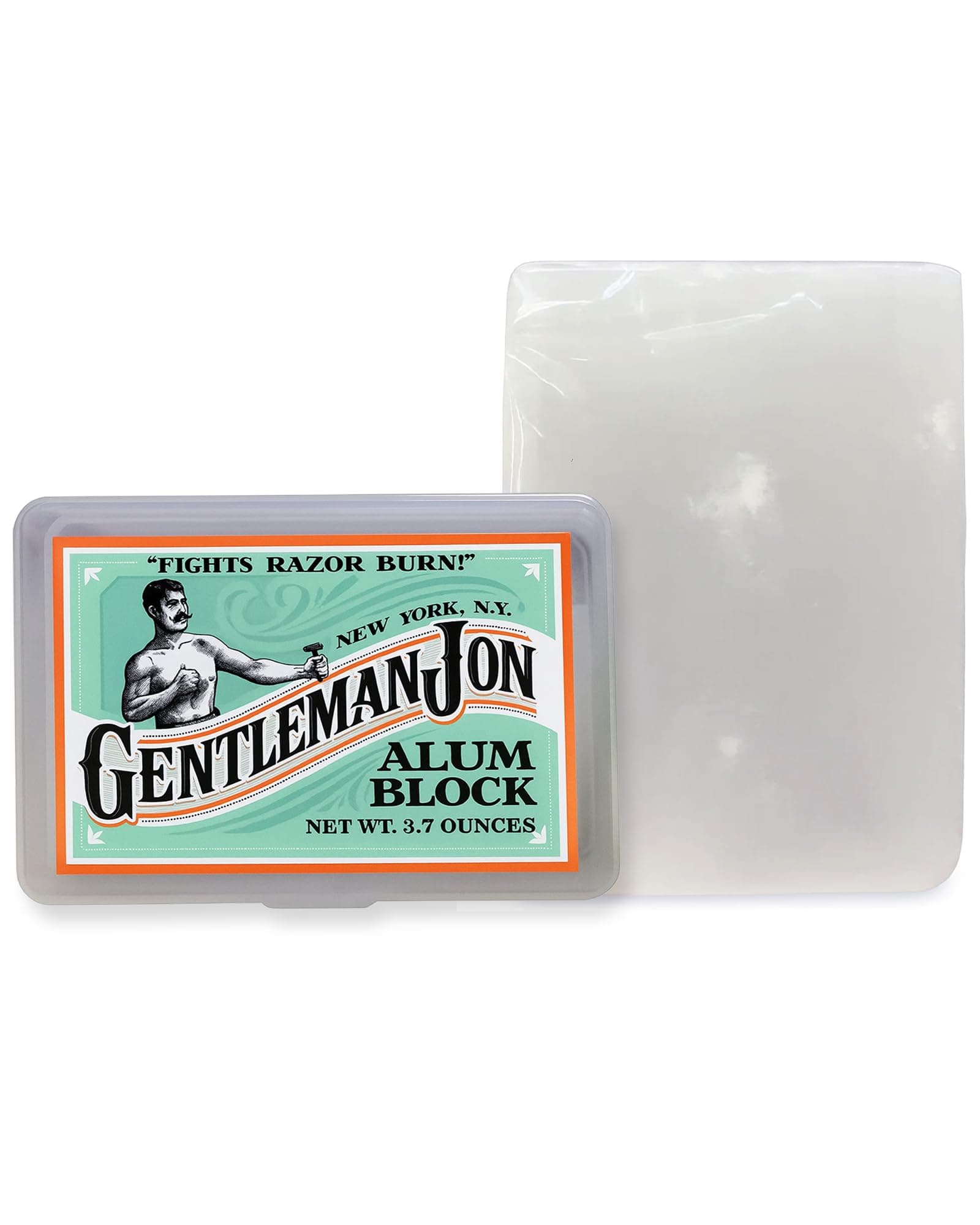 Gentleman Jon 100ml Alum Block in Plastic Case