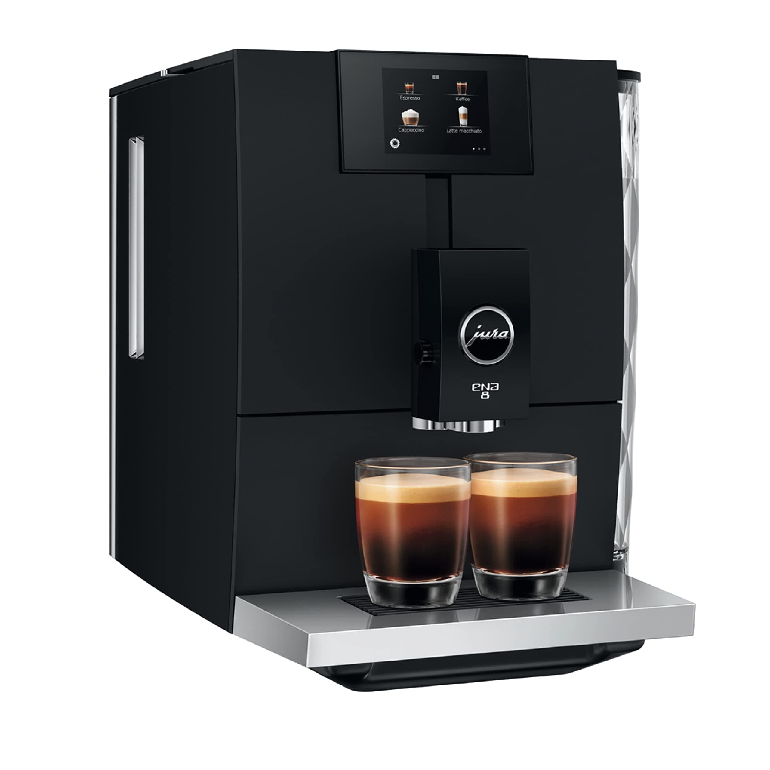ENA 8 Bean To Cup Fully Automatic Coffee Machine, Full Metropolitan Black