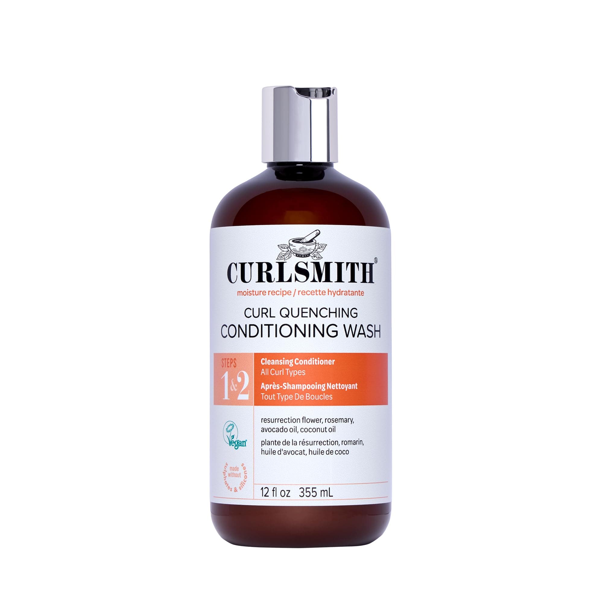 Curl Quenching Conditioning Wash - Co-Wash Cleanser, Gently Moisturizes, Sulphate-Free Co-Wash, For All Curl Types, Vegan & Cruelty Free