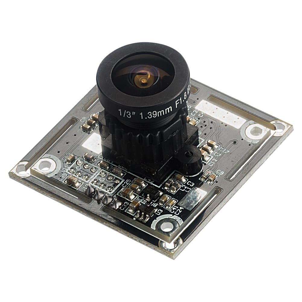 Spinel 8MP USB Camera Module IMX179 Sensor with 185 Degree Circular Fisheye Lens, Support 3265x2448@15fps, UVC Compliant, Support Most OS, Focus Adjustable, UC80MPA_F185
