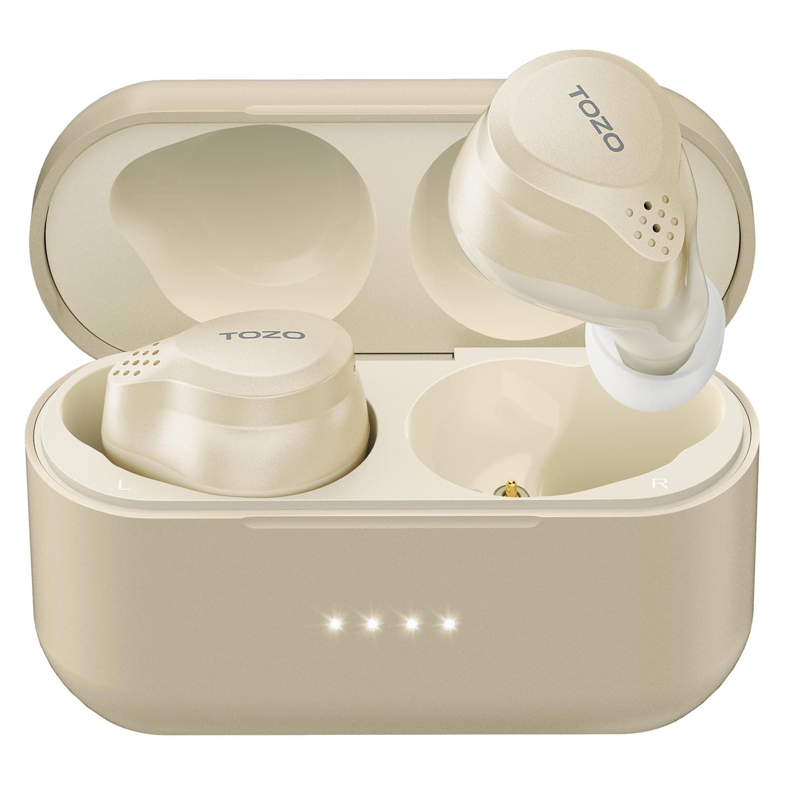 TOZO NC7 All-Function Hybrid Active Noise Cancelling Wireless Earbuds, Bluetooth 5.3 Headphones with Ultra Long 72H Playtime, in-Ear Detection, App Customization, Immersive Sound Deep Bass Headset