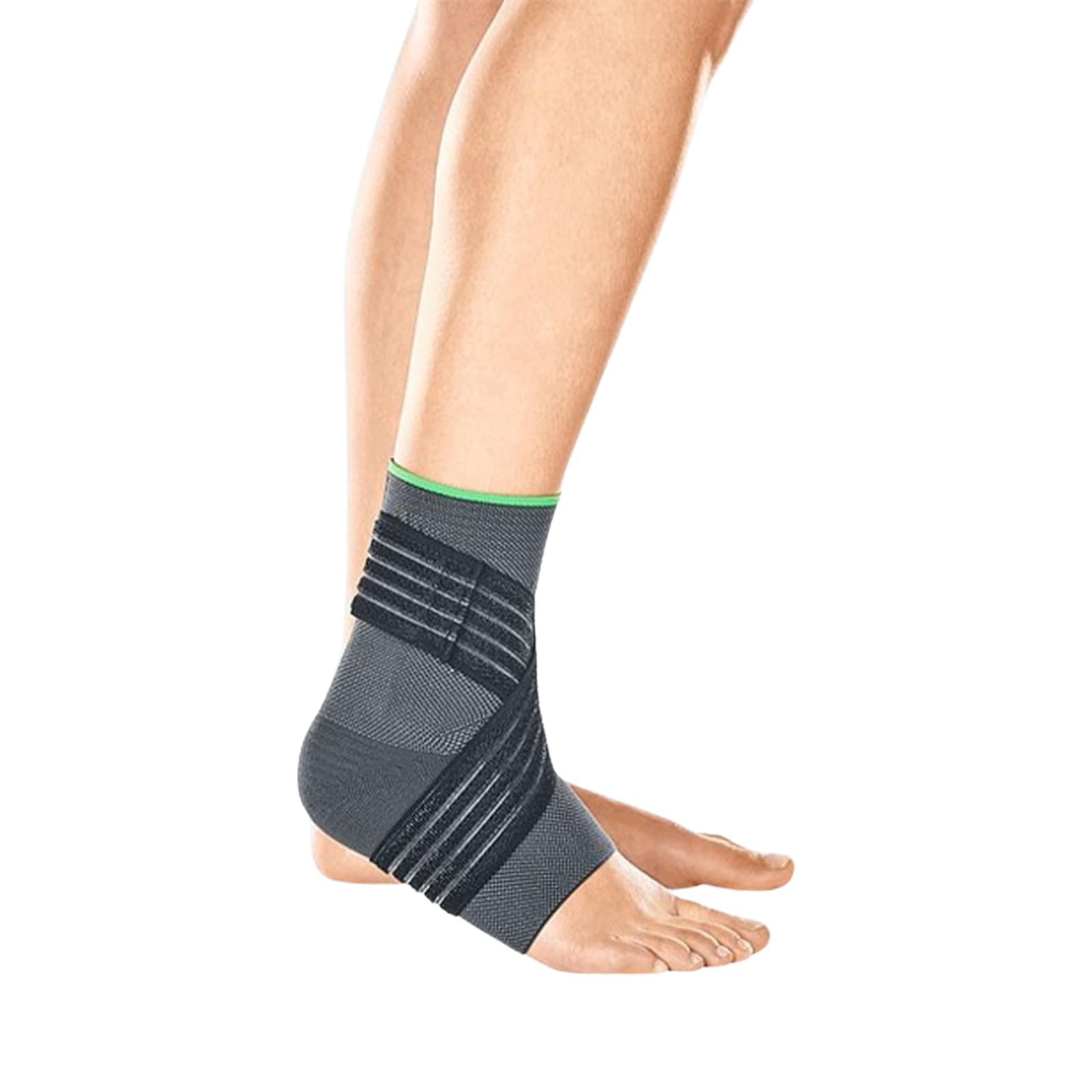 medi protect.Leva strap - Grey, CCL2 | Ankle Support with Elastic Strap | Chronic, Postoperative & Posttraumatic Inflammation | Slight Instability of Ankle Joint | Broad Foot Strap (III)