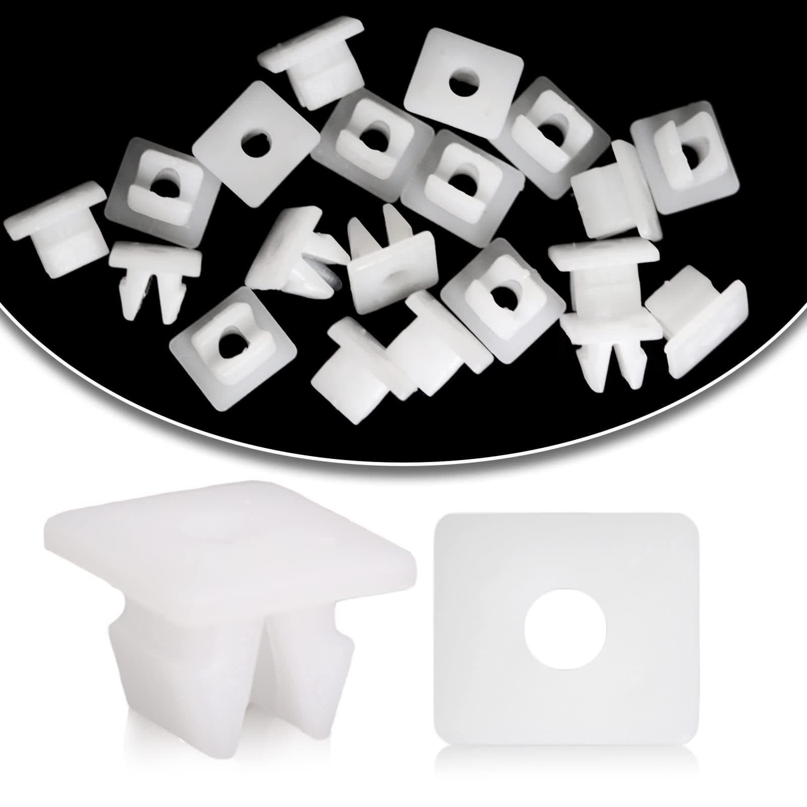 20pcs M5.5 Front Bumper Support Splash Shield Under Cover Nylon Nut Grommet Screw Compatible with Toyota Lexus 90189-06193